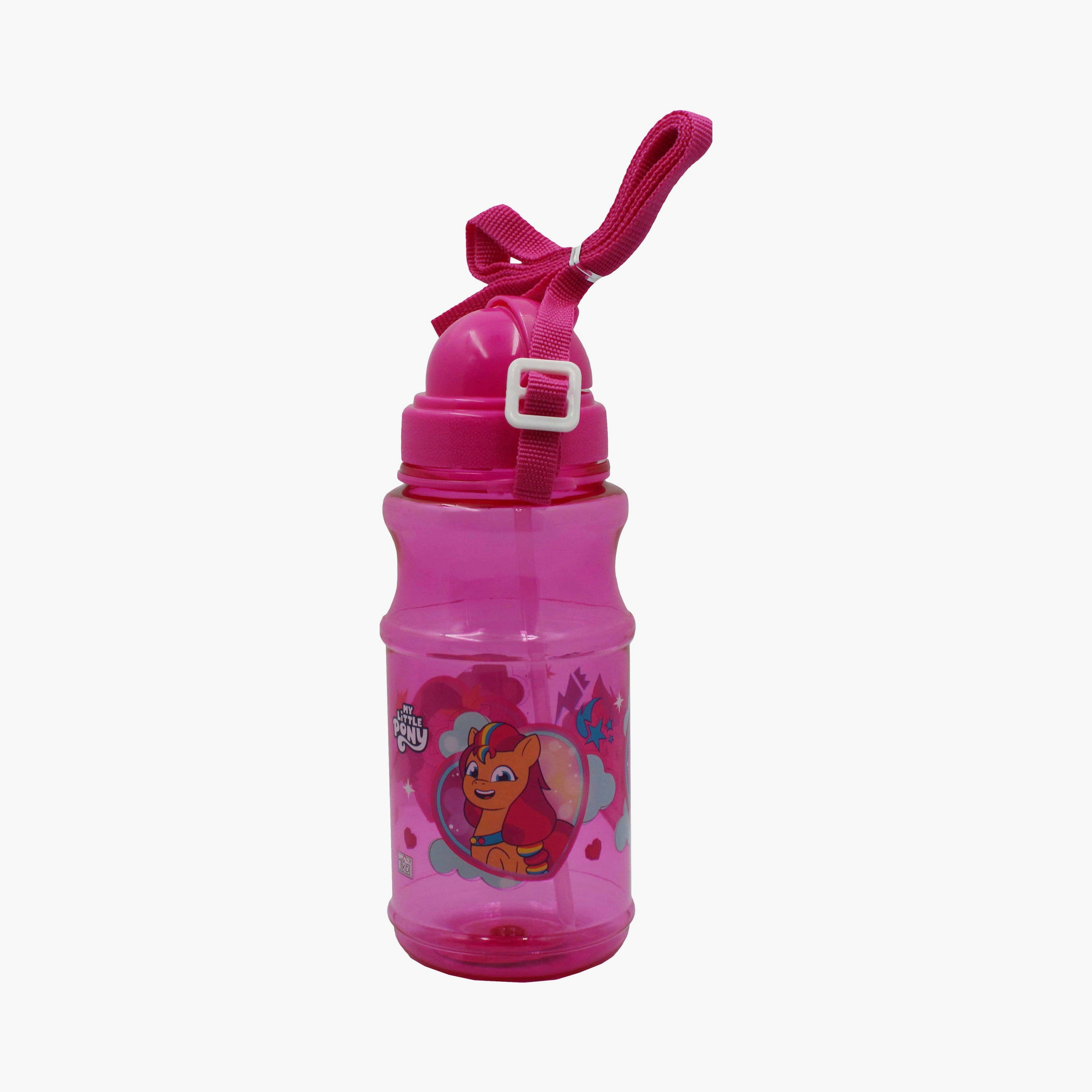 My Little Pony Printed Transparent Water Bottle - Pink-school-waterbottles-image-4