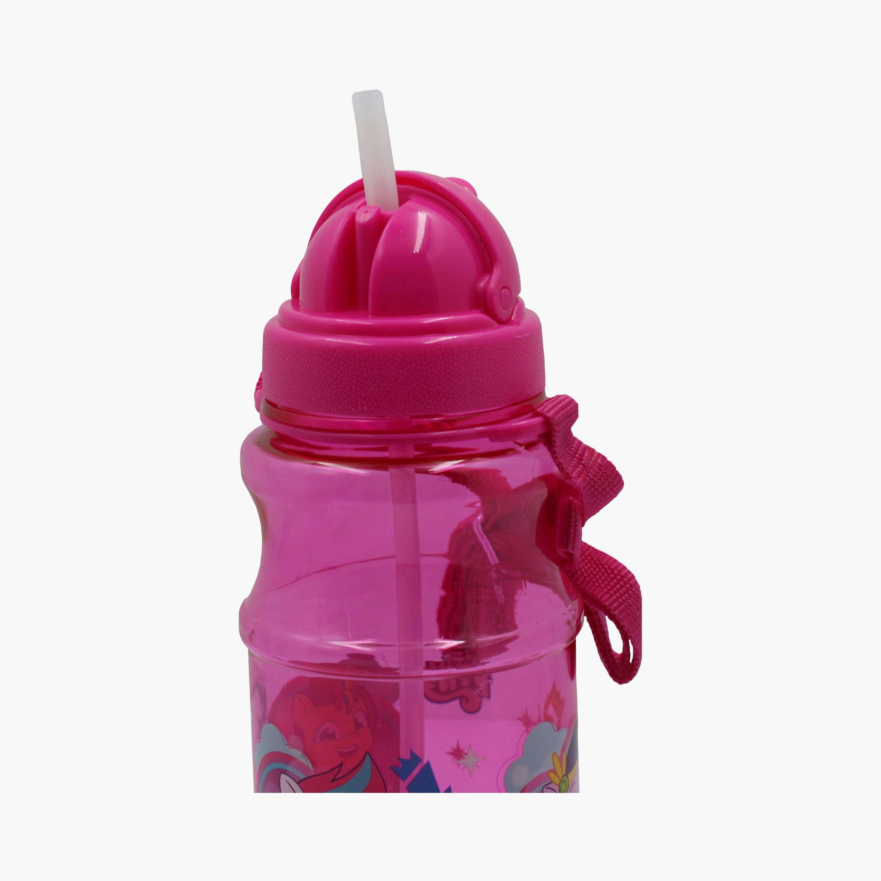 My Little Pony Printed Transparent Water Bottle - Pink-school-waterbottles-image-5