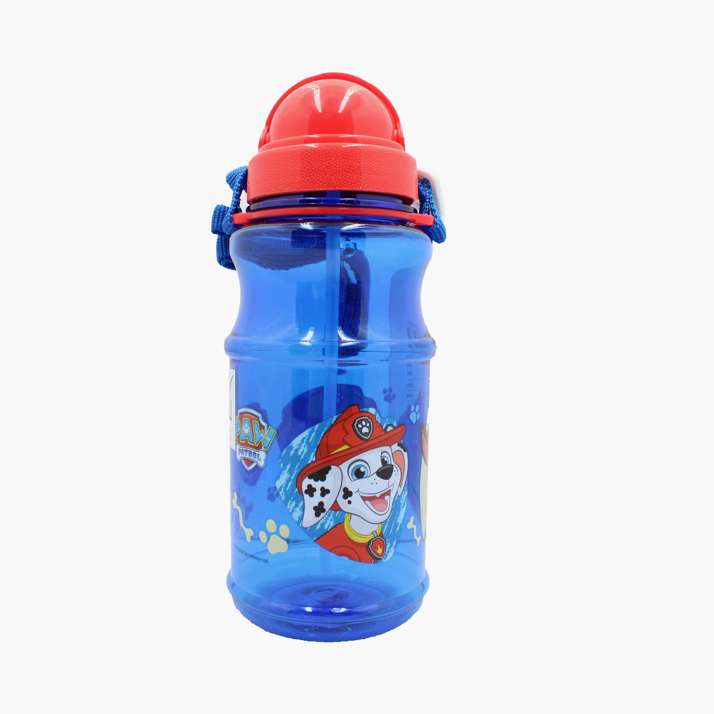 زجاجة ماء شفافة مطبوعة عليها باو باترول - أزرق-school-waterbottles-image-3