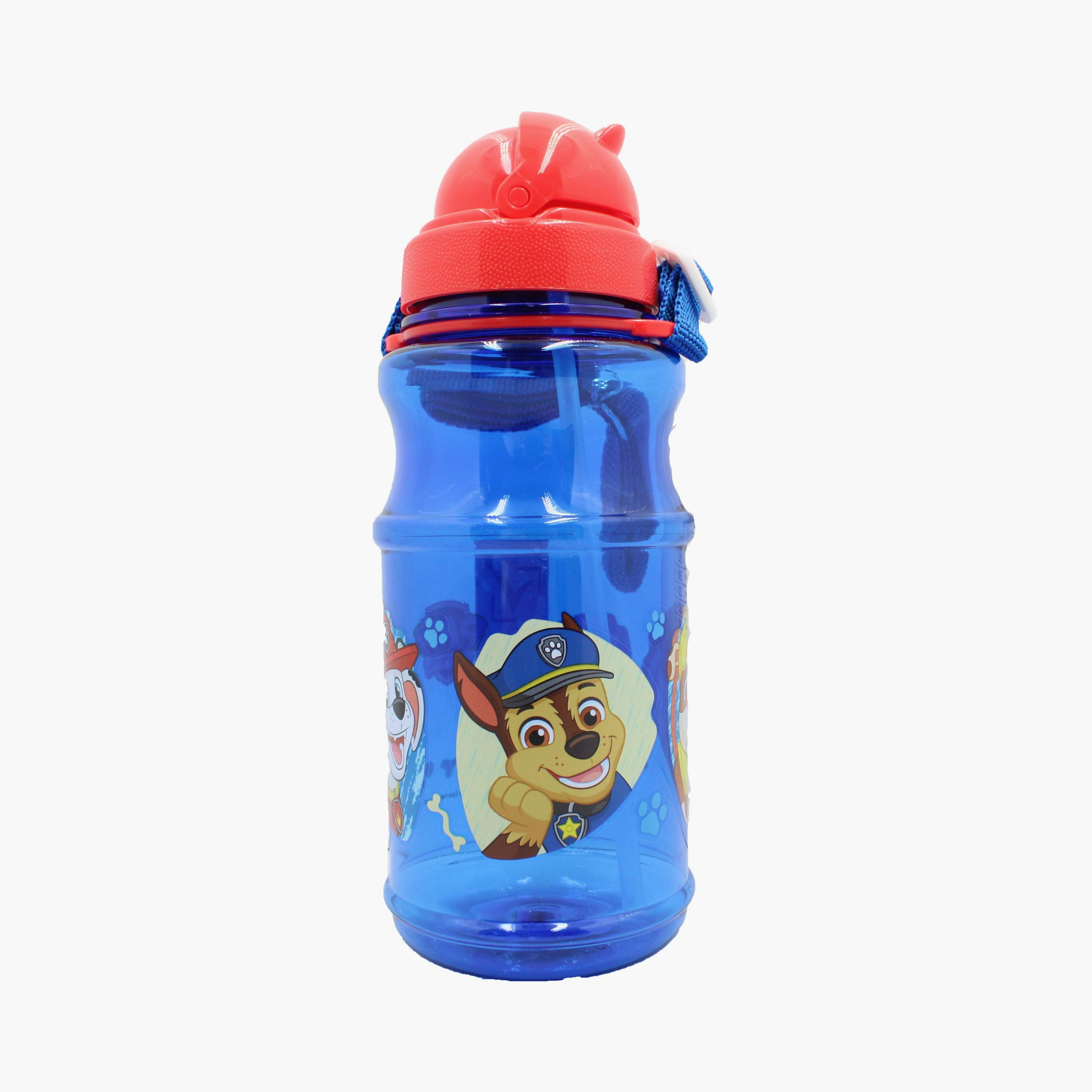 زجاجة ماء شفافة مطبوعة عليها باو باترول - أزرق-school-waterbottles-image-4