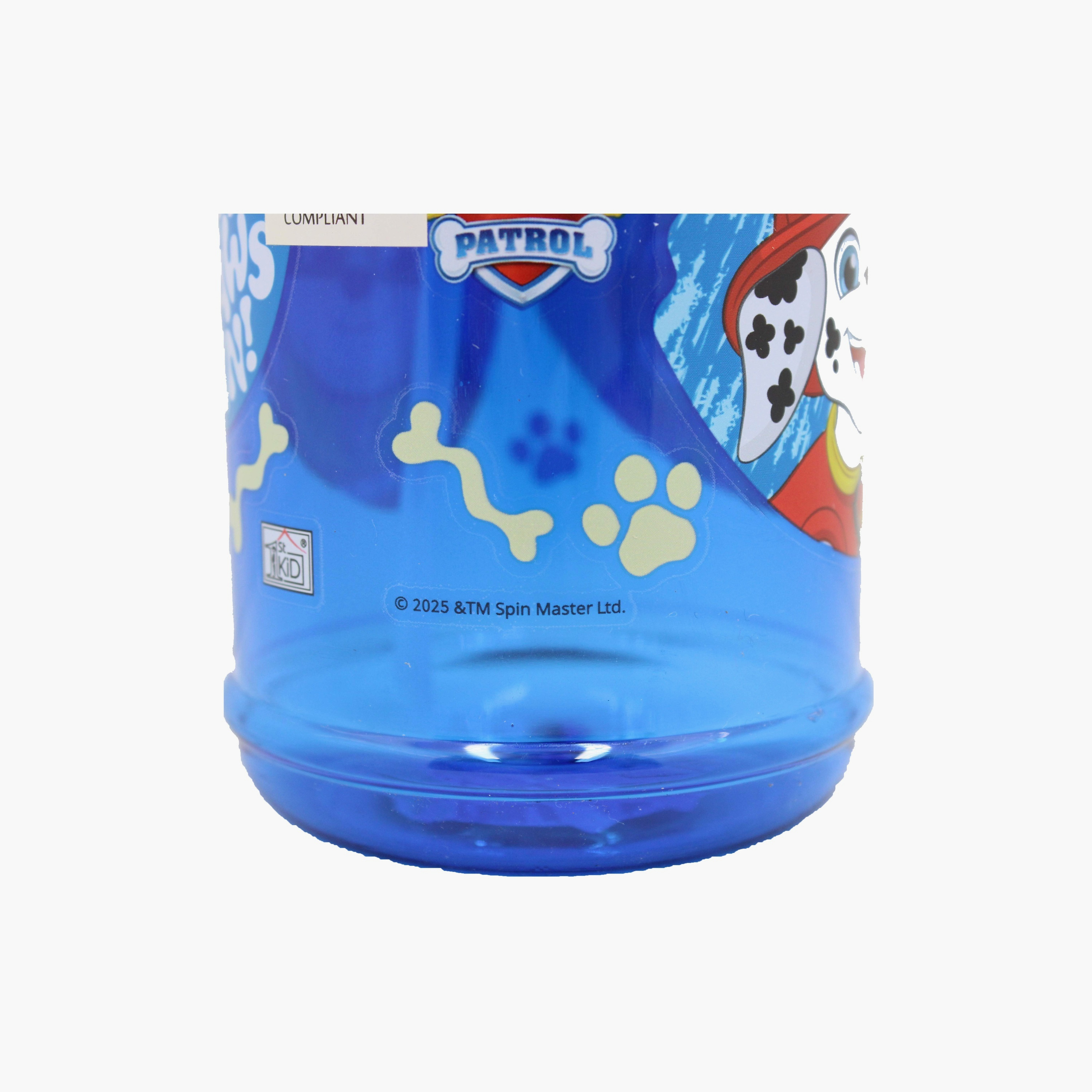 زجاجة ماء شفافة مطبوعة عليها باو باترول - أزرق-school-waterbottles-image-6