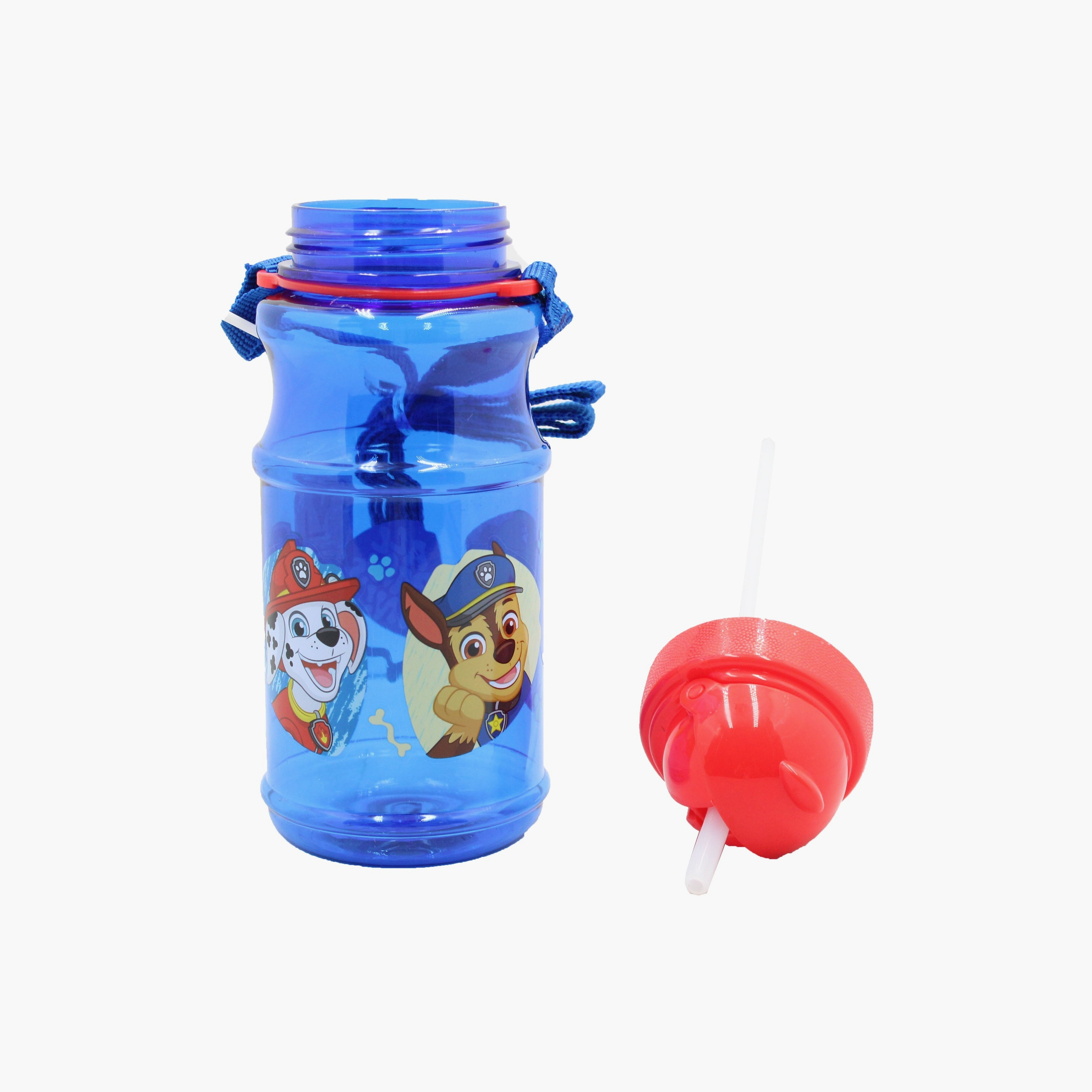 زجاجة ماء شفافة مطبوعة عليها باو باترول - أزرق-school-waterbottles-image-8