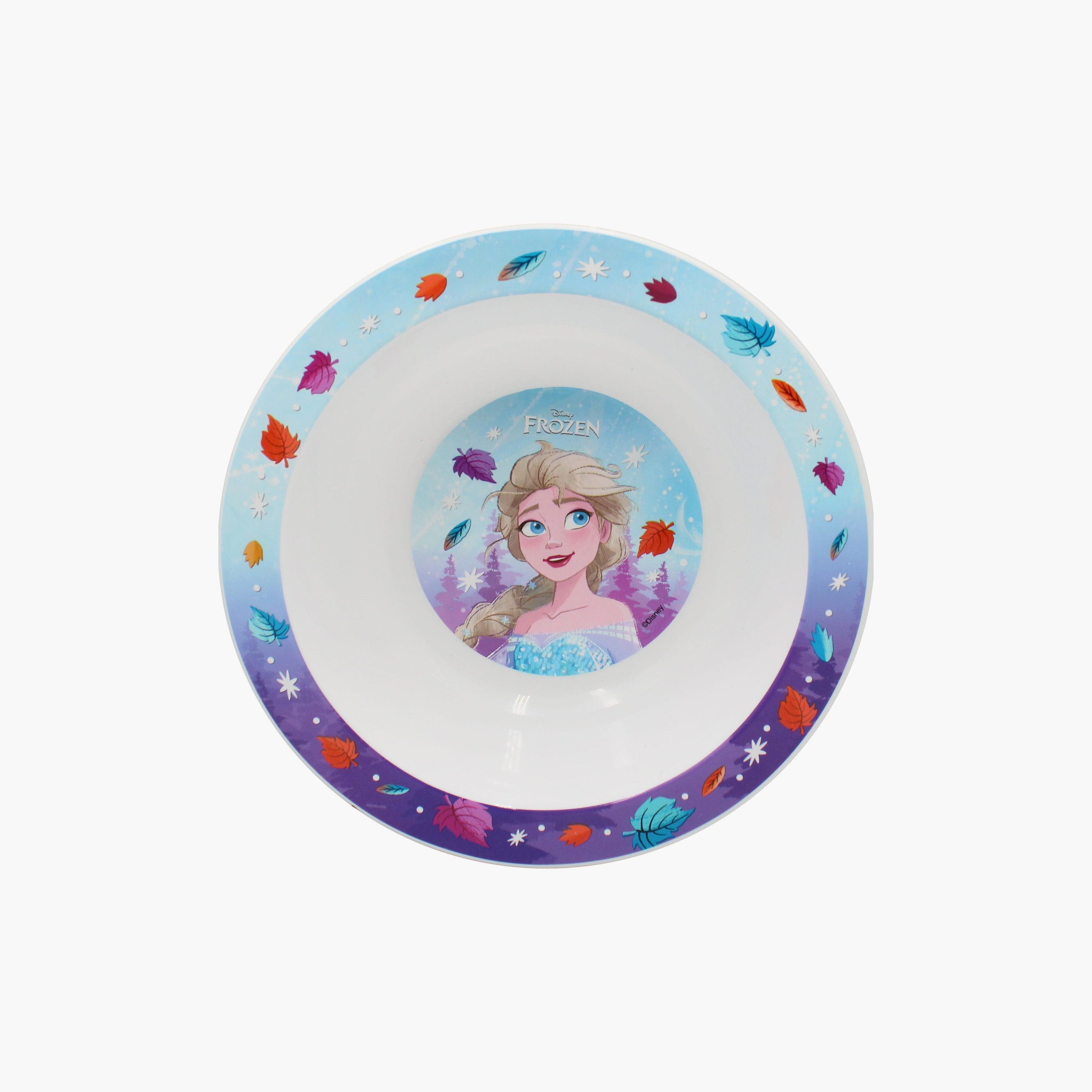 مجموعة مطبوعة ديزني فروزن 3 قطع: طبق، وعاء، مع كوب - أرجواني.-baby-feeding-mealtimeessentials-image-7