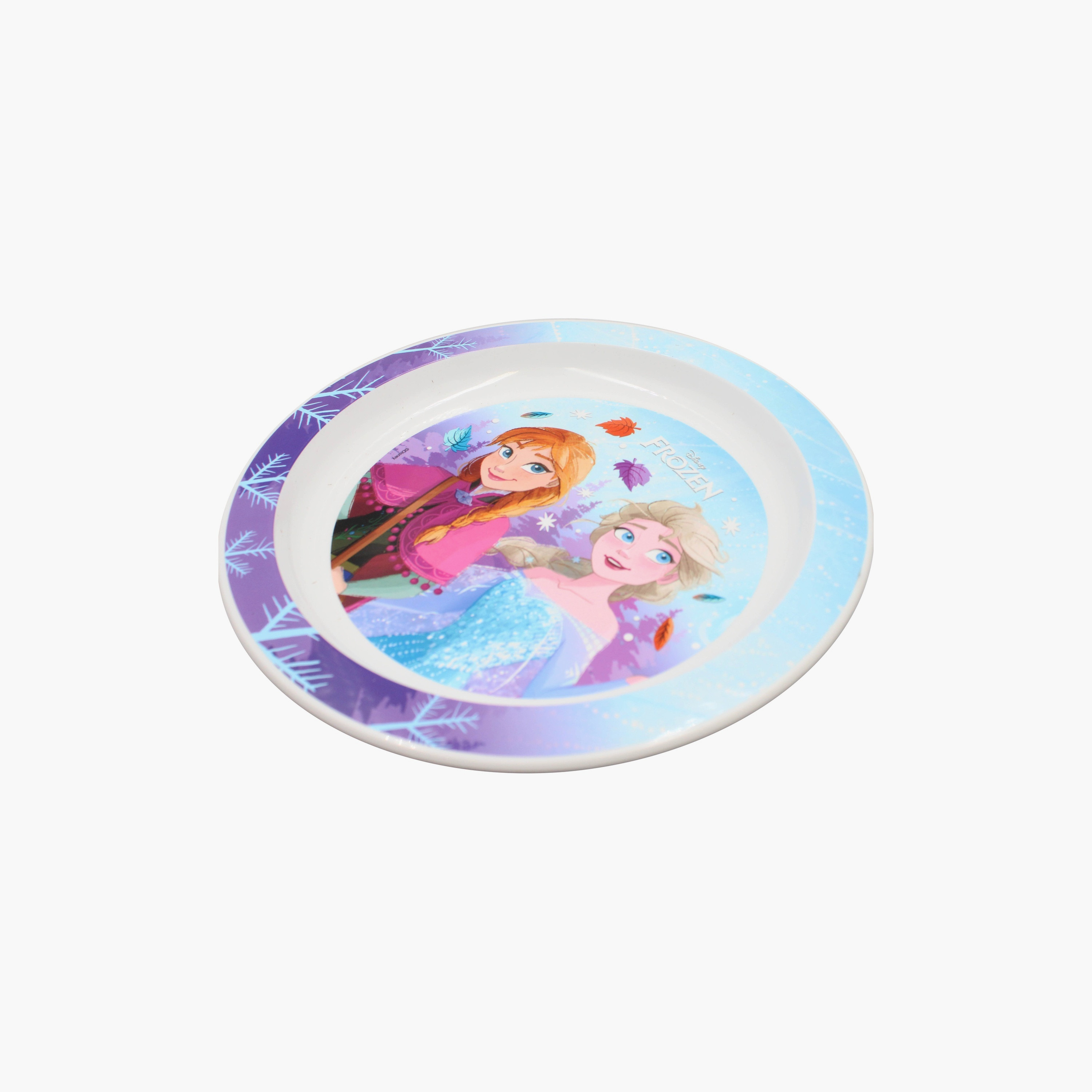 مجموعة مطبوعة ديزني فروزن 3 قطع: طبق، وعاء، مع كوب - أرجواني.-baby-feeding-mealtimeessentials-image-8