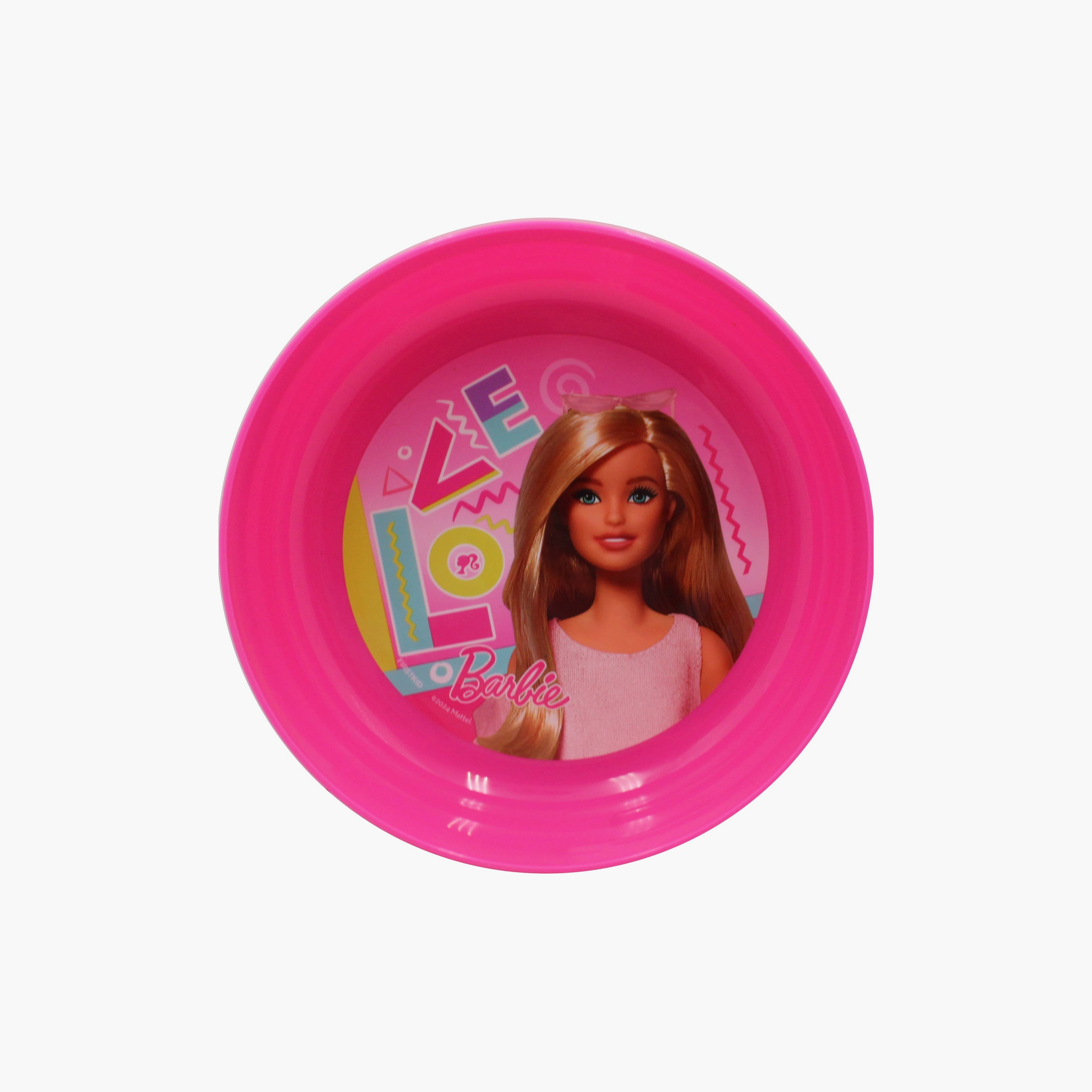 Barbie Printed Mico Bowl - Pink-baby-feeding-mealtimeessentials-image-1