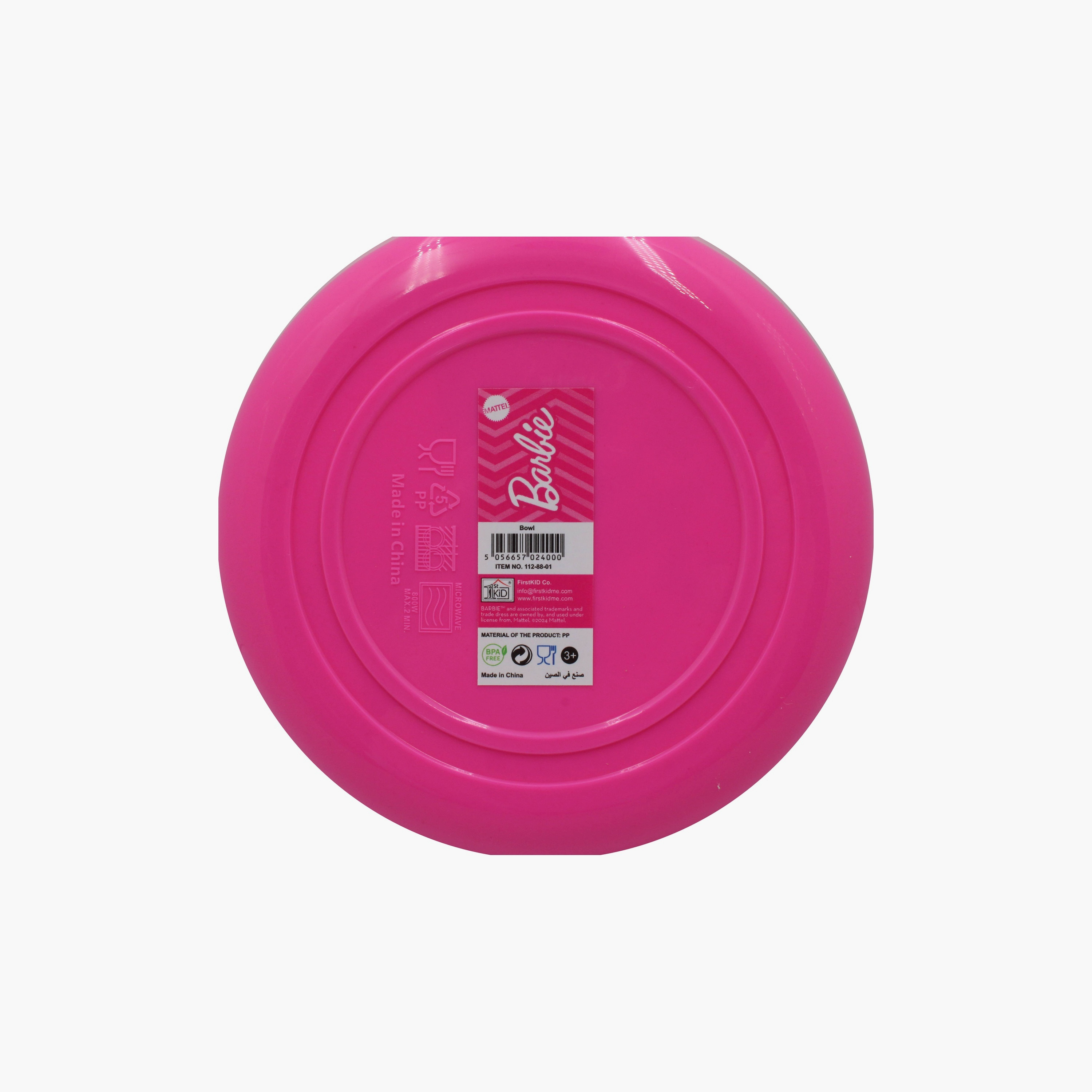 Barbie Printed Mico Bowl - Pink-baby-feeding-mealtimeessentials-image-2