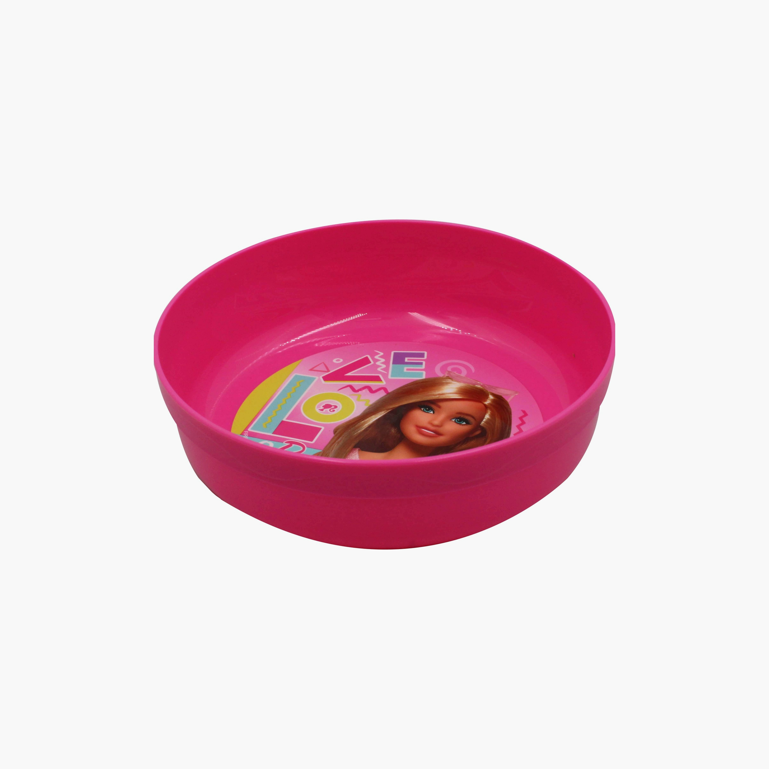 Barbie Printed Mico Bowl - Pink-baby-feeding-mealtimeessentials-image-3