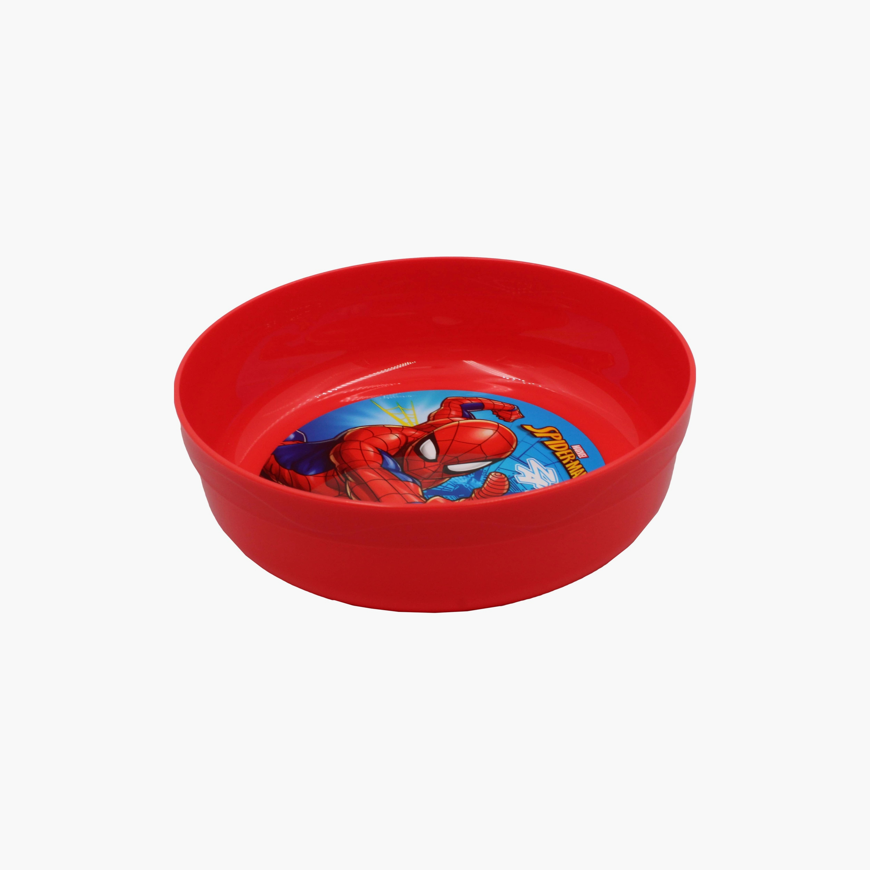 Marvel Spiderman Printed Dinner Ware Bowl - Red-baby-feeding-mealtimeessentials-image-1
