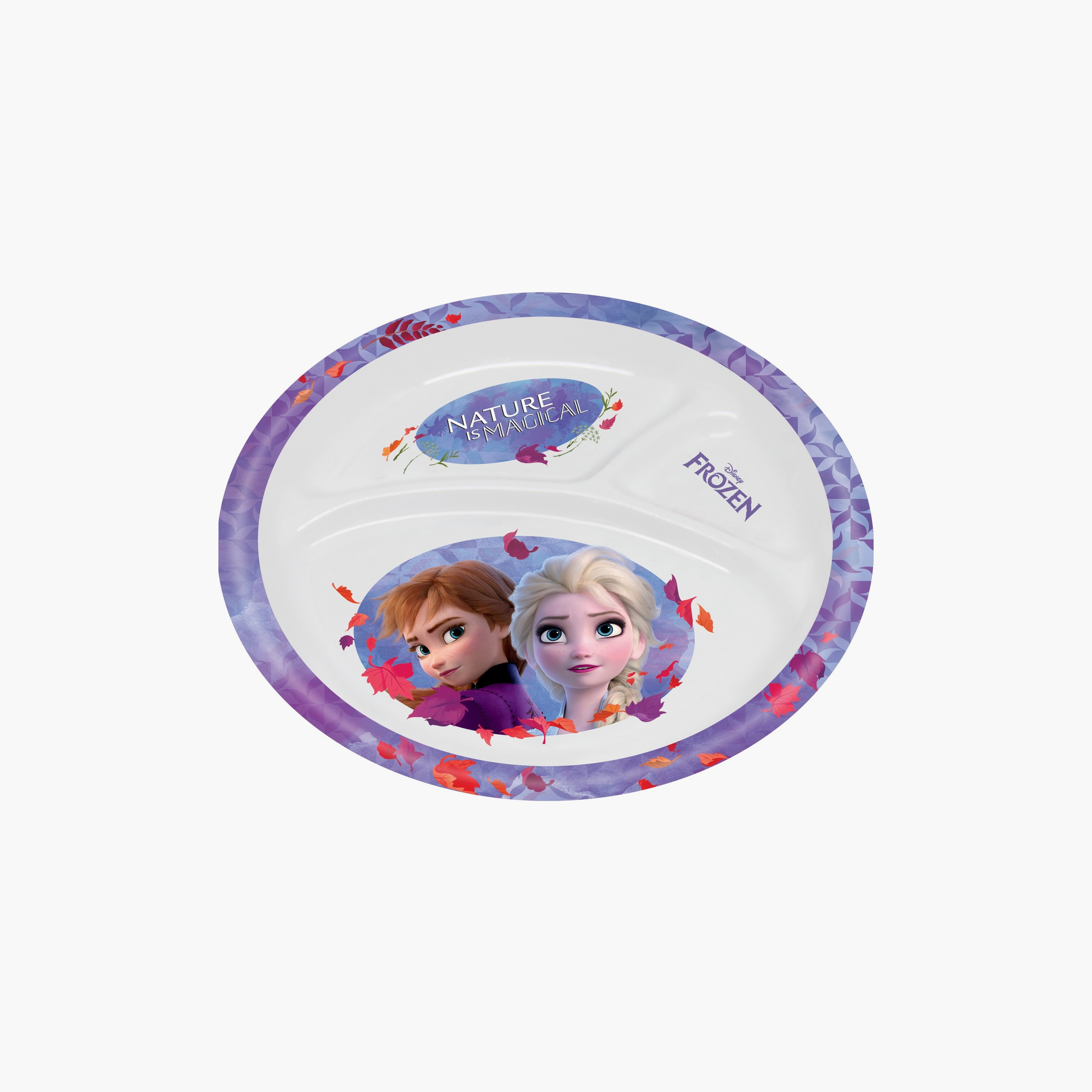 طبق مقسم مطبوع ديزني فروزن - متعدد الألوان.-baby-feeding-mealtimeessentials-image-1