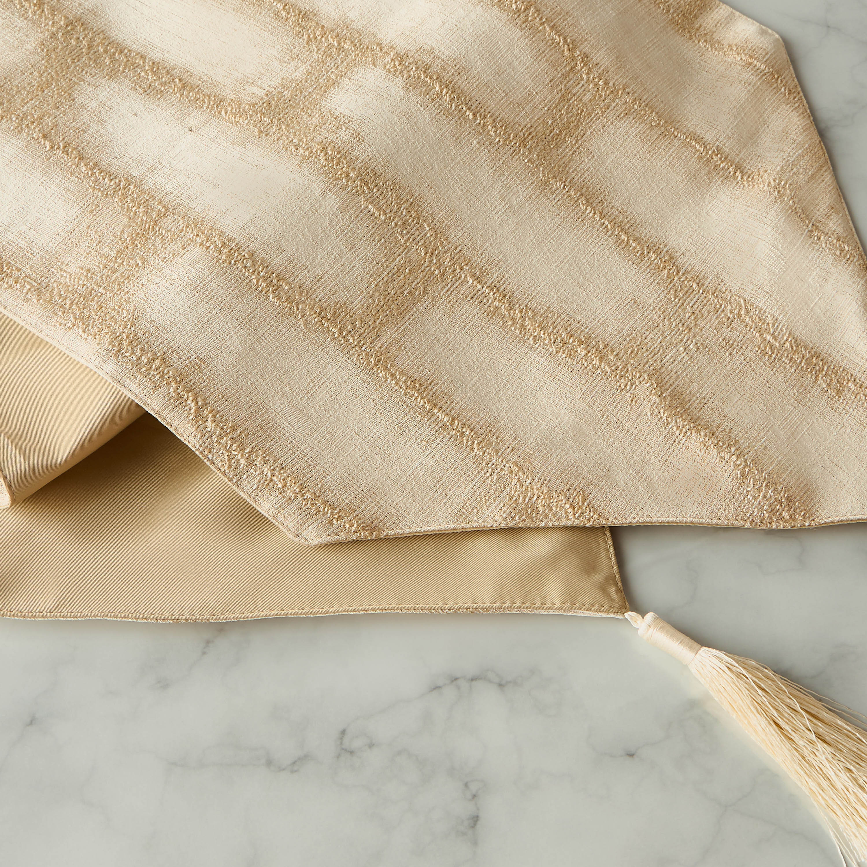Shah Table Runner with Tassel Accent - 180x33 cms-household-dining-tablelinen-runnersandtablecovers-image-5