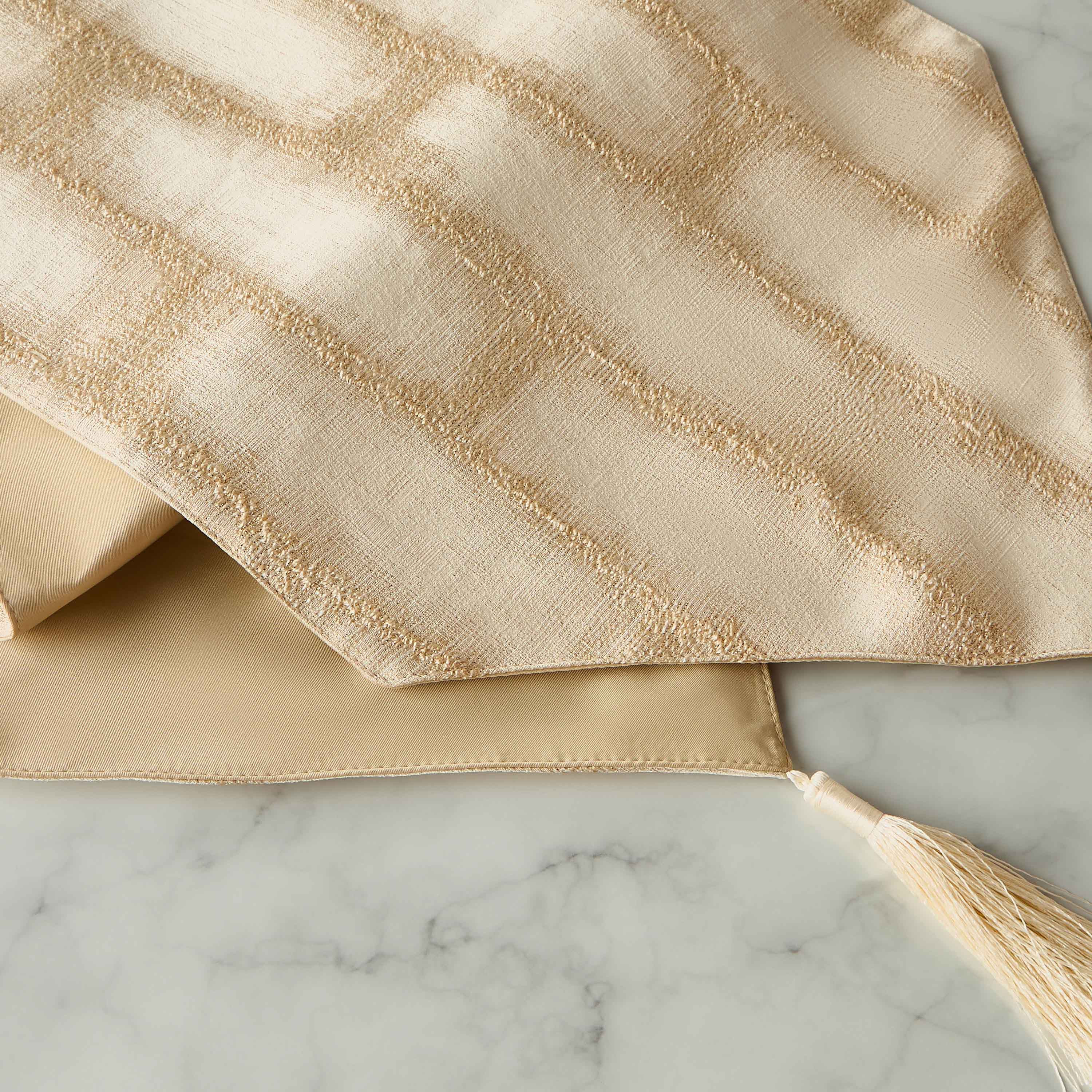 Shah Table Runner with Tassel Accent - 260x33 cms-household-dining-tablelinen-runnersandtablecovers-image-5