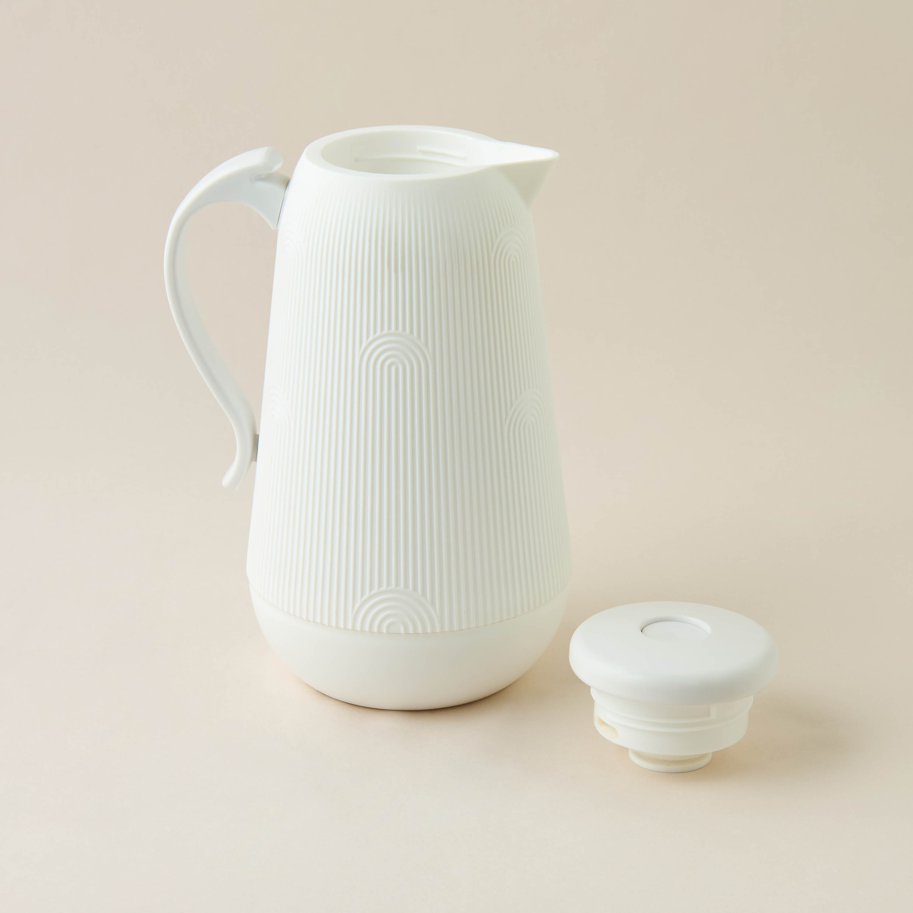 Ribbed Thermal Vacuum Flask - 1 L-household-dining-teaandcoffee-vacuumflaskscoffeeandteapots-image-3