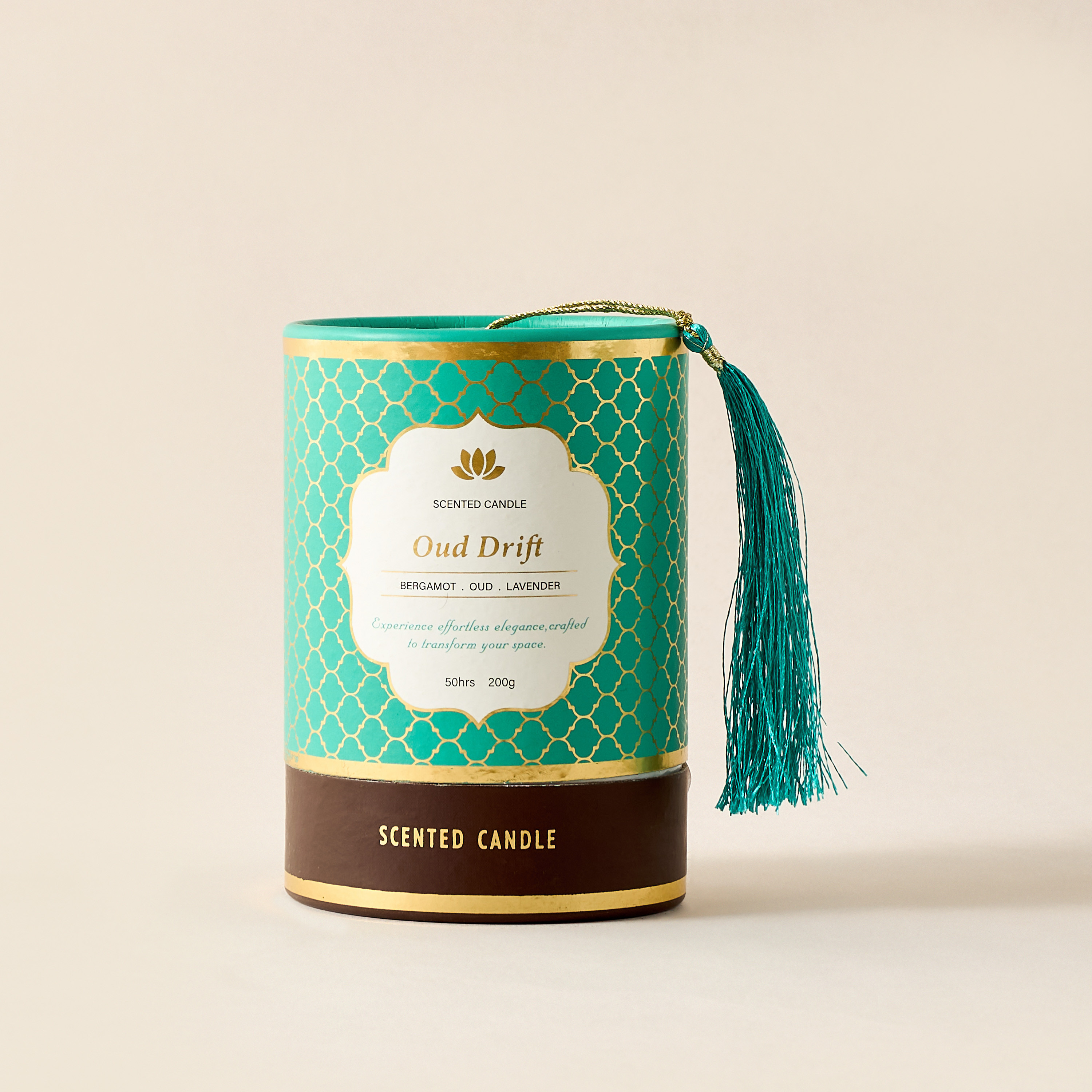 Golden Souk Oud Drift Scented Jar Candle - 200 gms-household-homefragrance-candles-image-4
