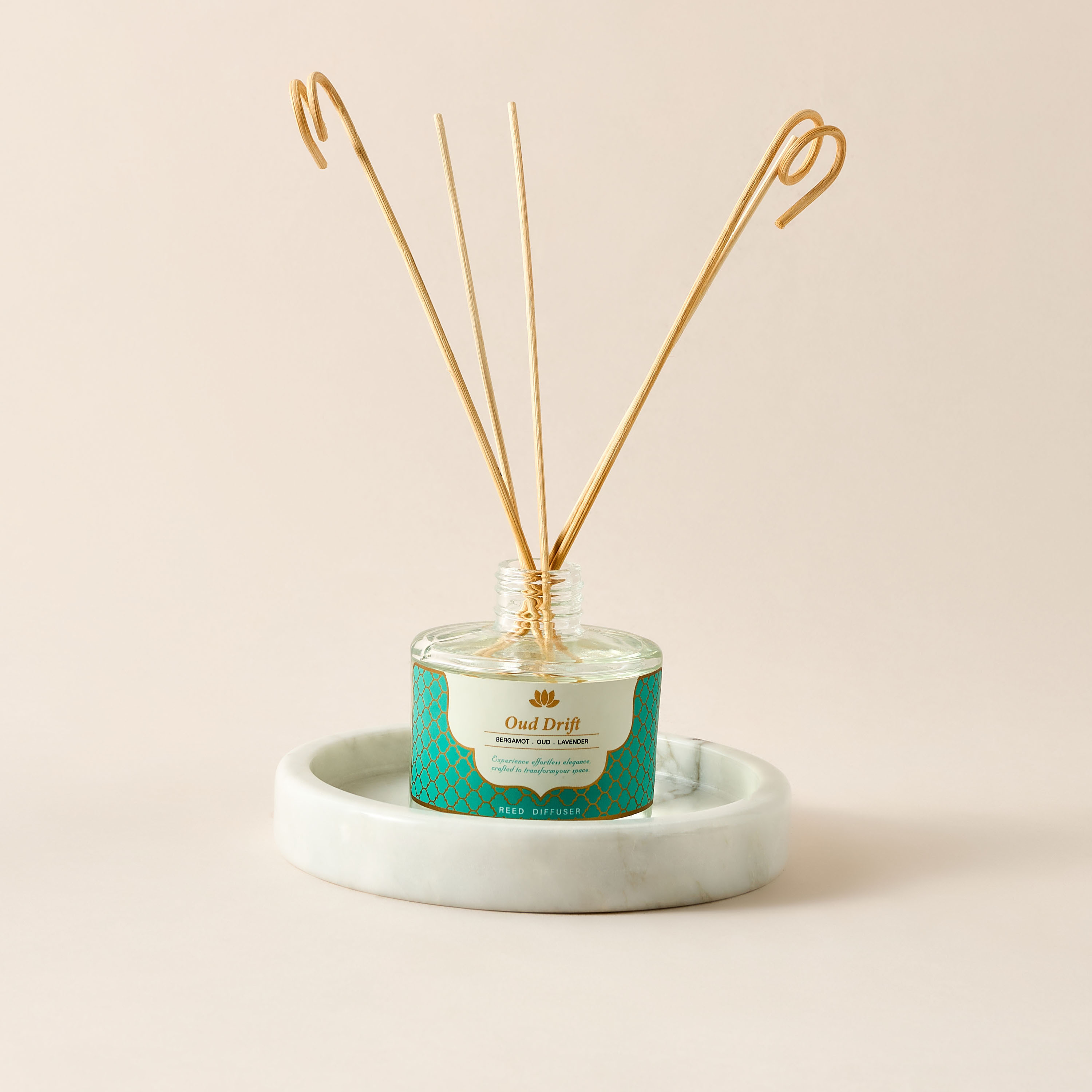 Golden Souk Oud Drift Scented Reed Diffuser Set - 120 ml-household-homefragrance-reeddiffusers-image-2
