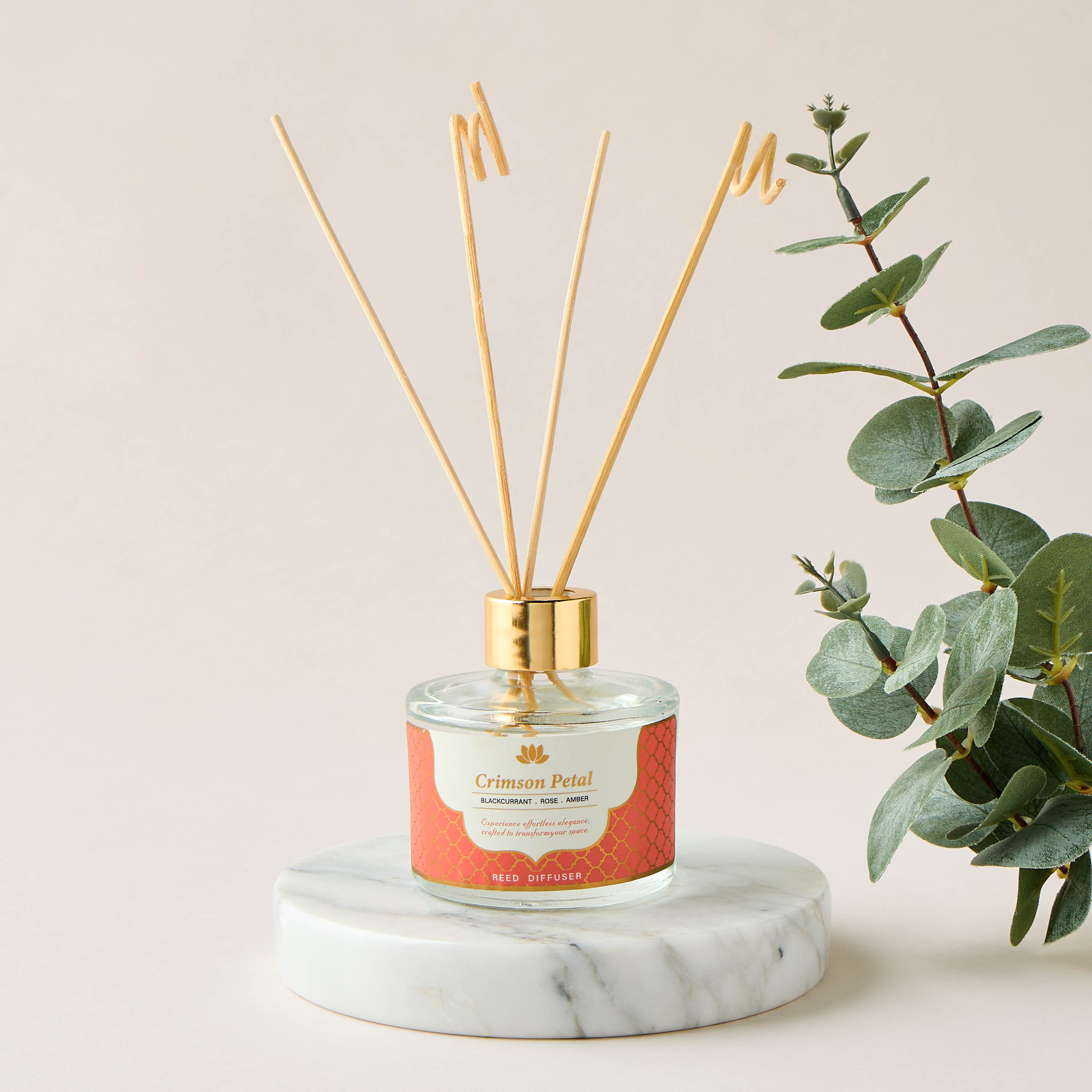 Golden Souk Crimson Petal Reed Diffuser - 120 ml-household-homefragrance-reeddiffusers-image-1