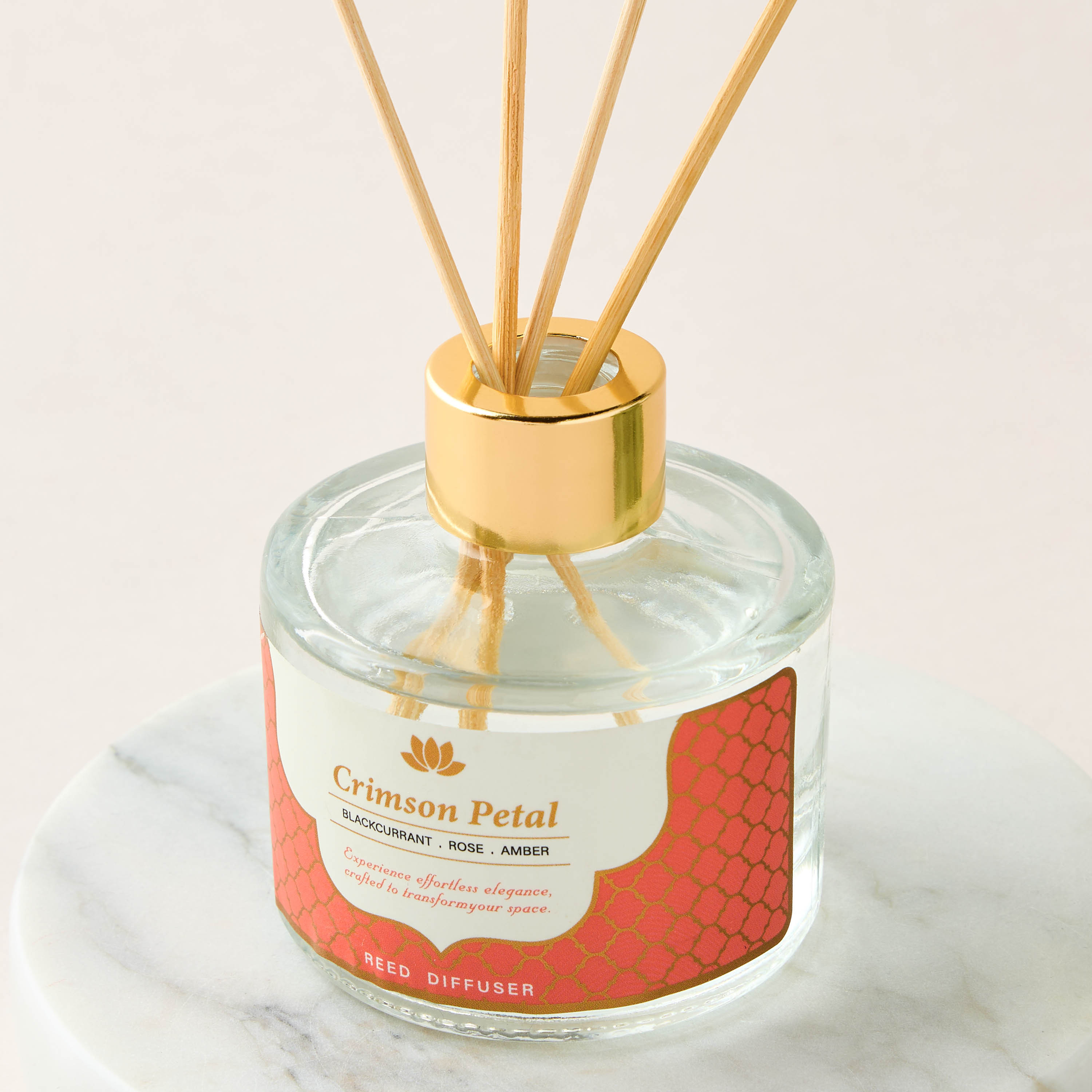 Golden Souk Crimson Petal Reed Diffuser - 120 ml-household-homefragrance-reeddiffusers-image-2