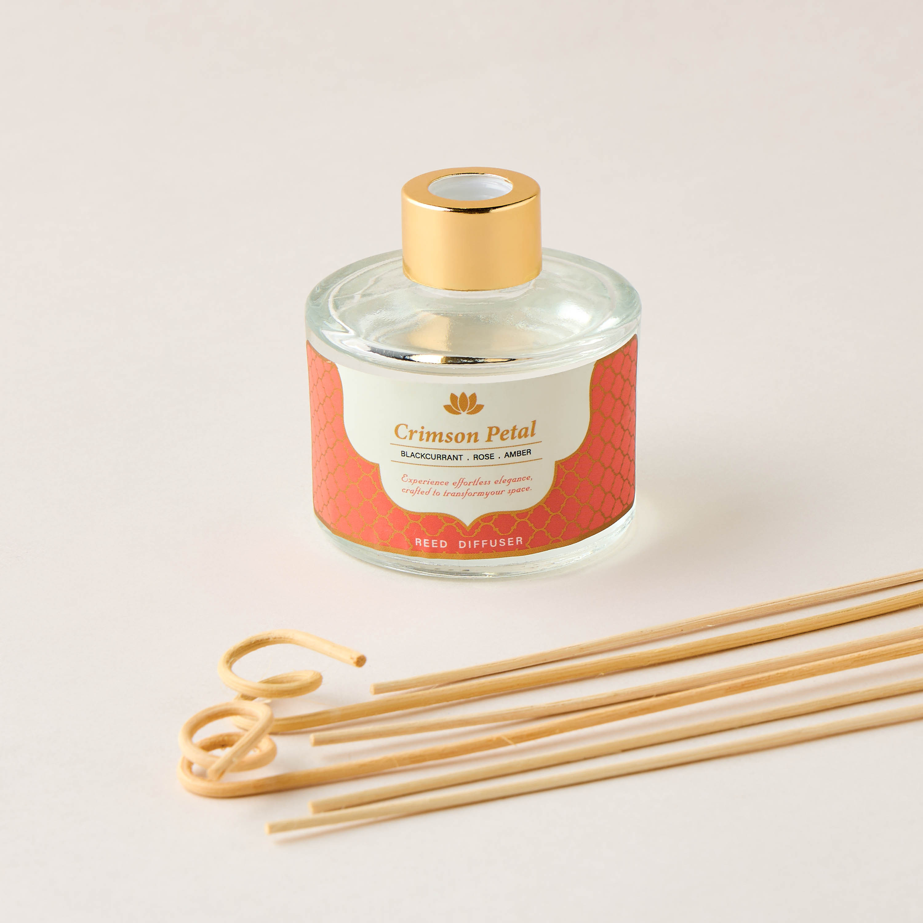 Golden Souk Crimson Petal Reed Diffuser - 120 ml-household-homefragrance-reeddiffusers-image-3