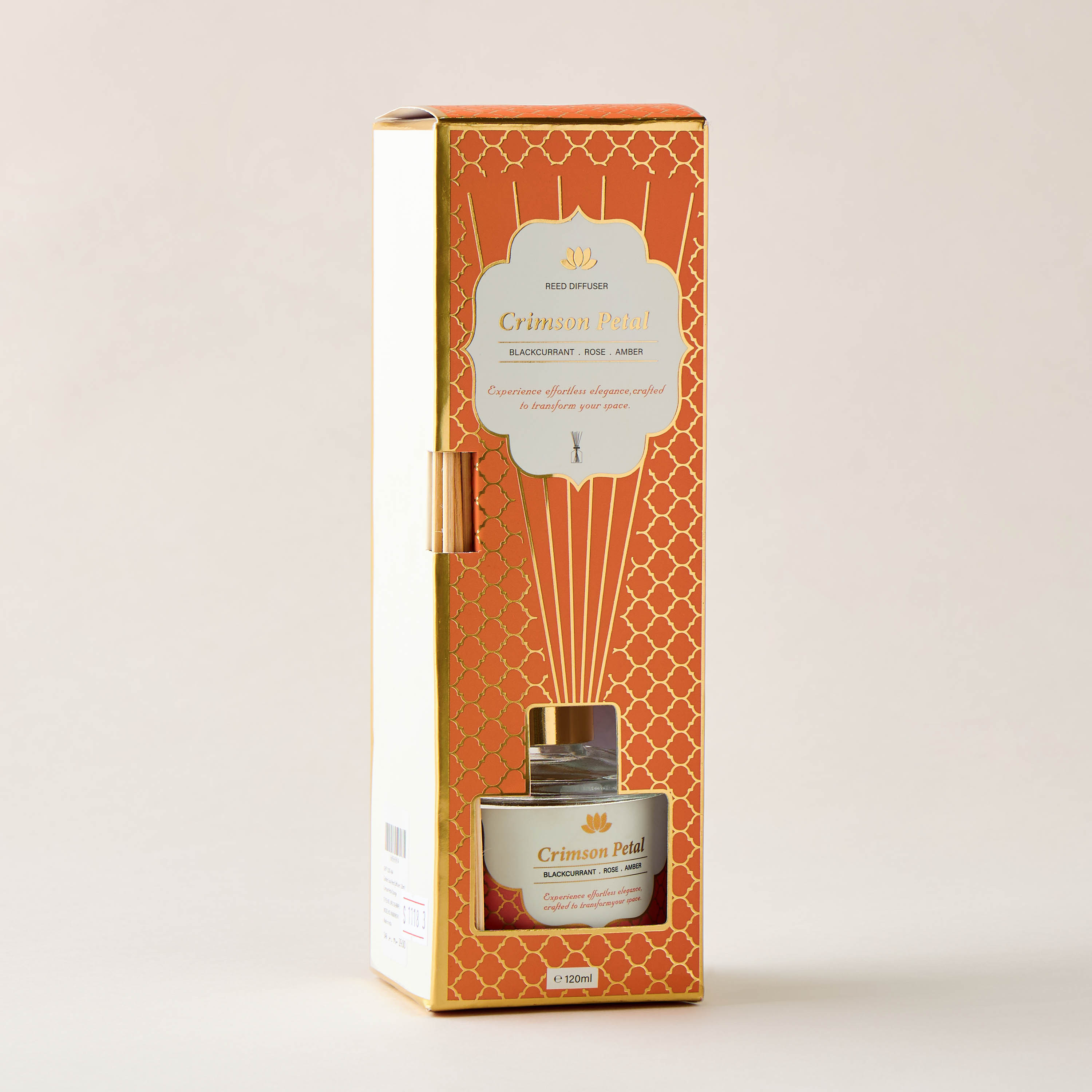 Golden Souk Crimson Petal Reed Diffuser - 120 ml-household-homefragrance-reeddiffusers-image-4