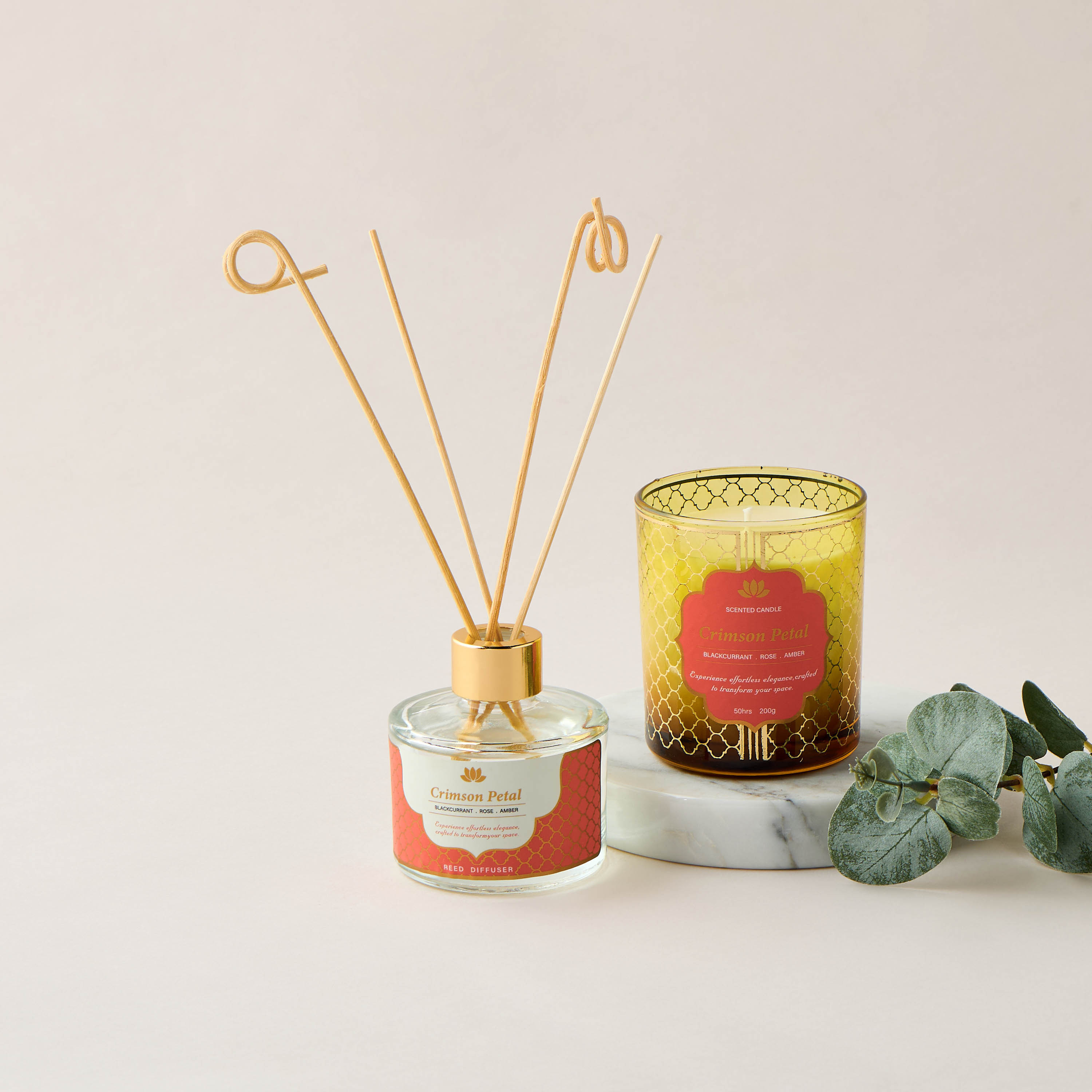 Golden Souk Crimson Petal Reed Diffuser - 120 ml-household-homefragrance-reeddiffusers-image-5
