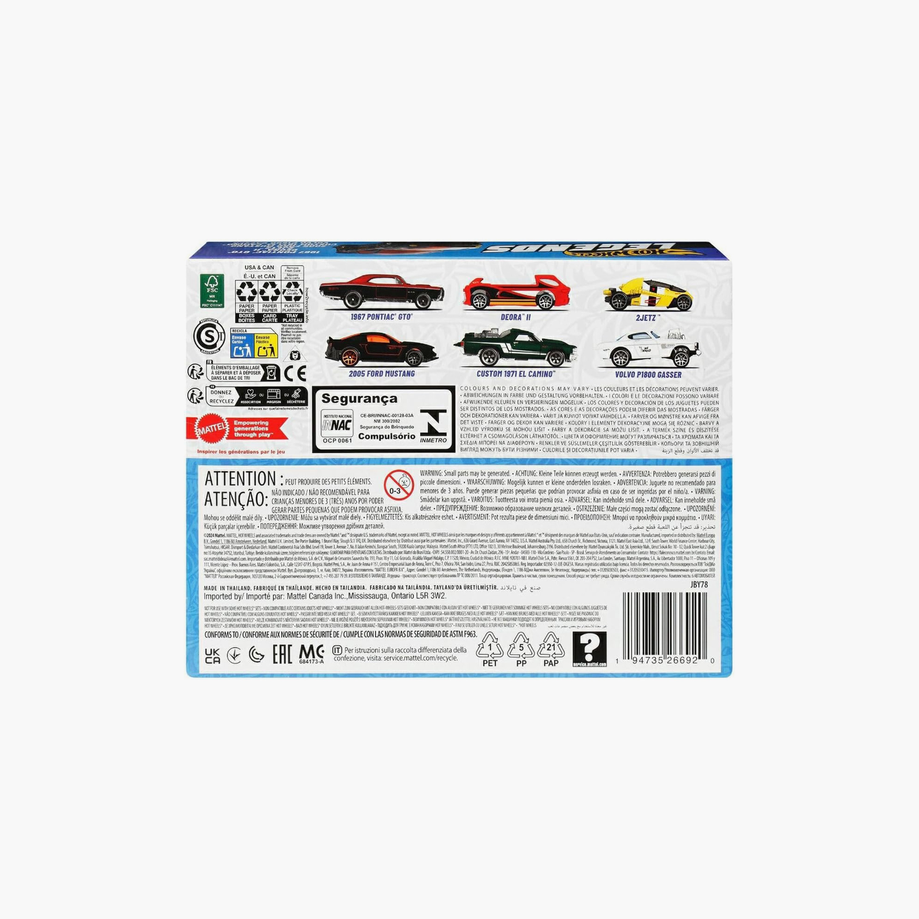 Hot Wheels Legends Tour 6-Piece Die-Cast Toy Car Set-toys-playvehicles-diecastcars-image-2