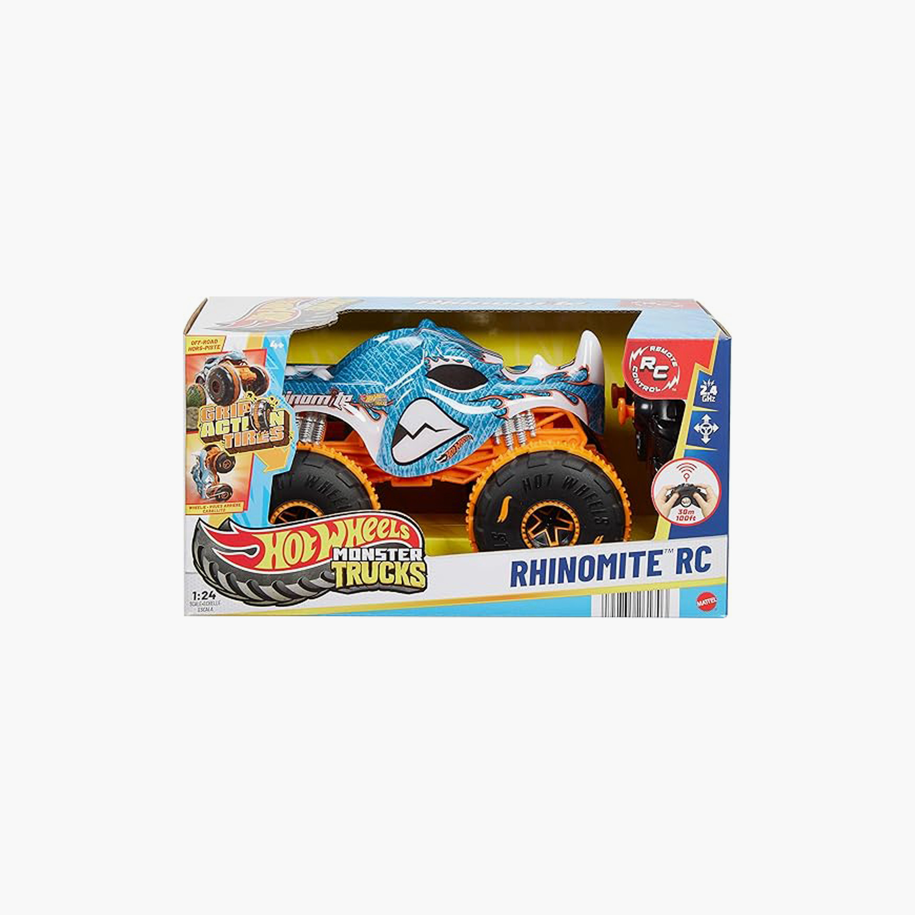 Hot Wheels Monster Trucks Rhinomite RC Vehicle Playset-toys-remotecontrolledvehicles-rccars-image-4