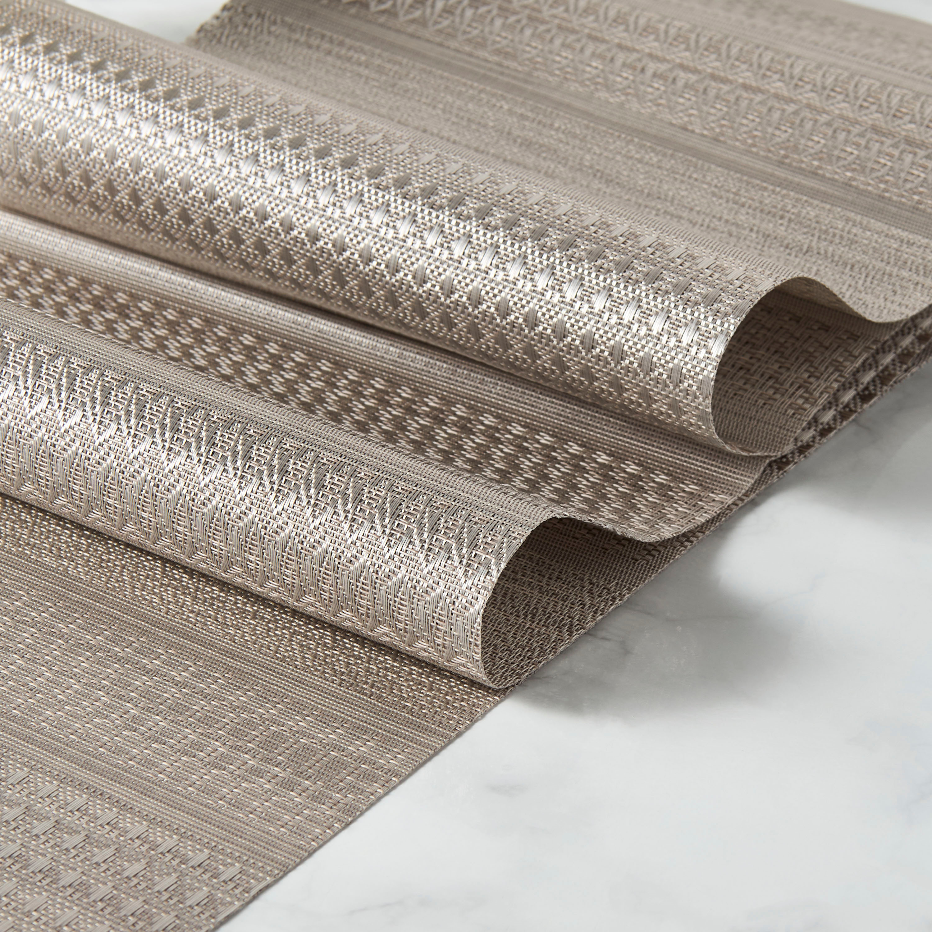 طقم مفارش طاولة 5 قطع بارزة الملمس-household-dining-tablelinen-runnersandtablecovers-image-5