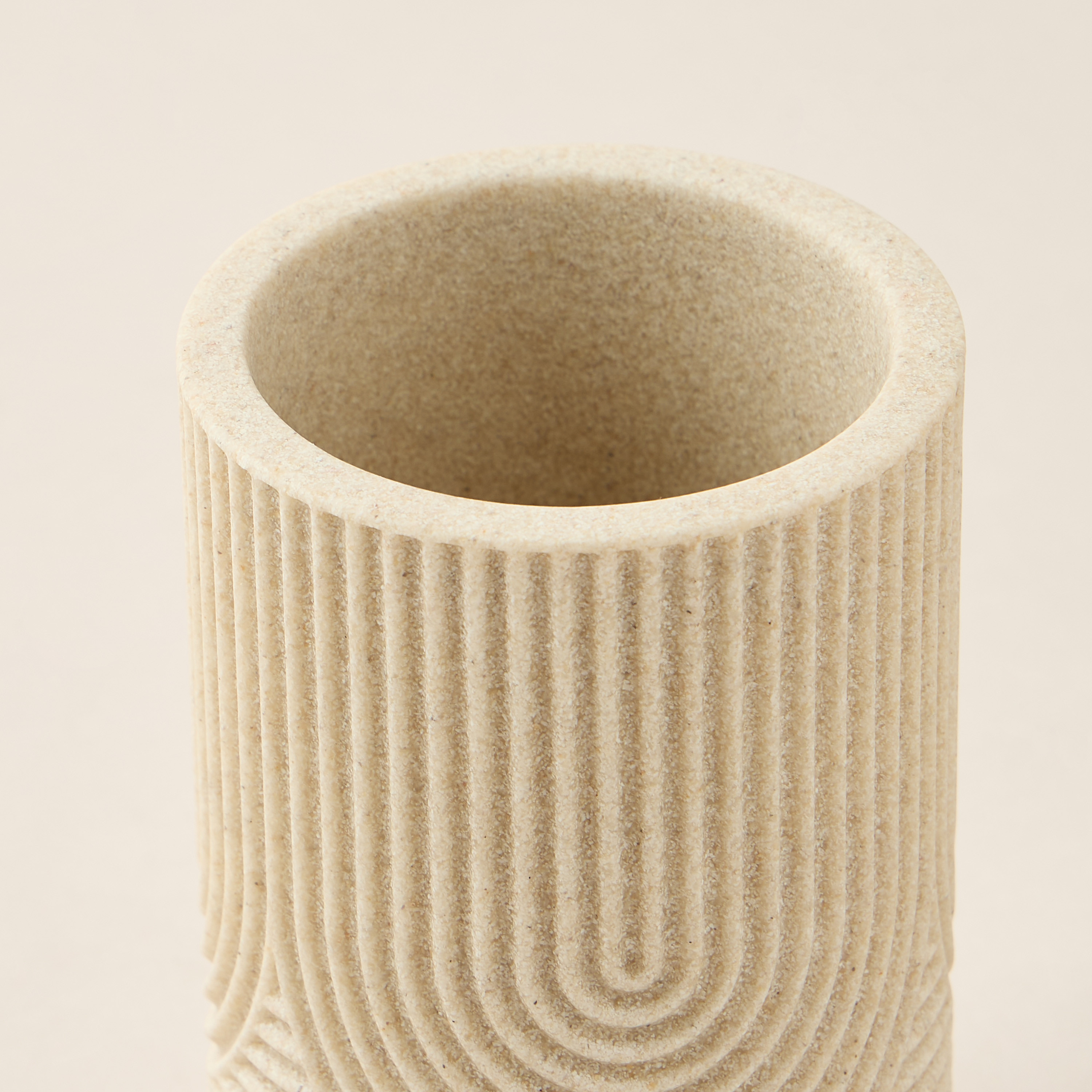 Swirl Textured Polyresin Tumbler-household-bathandlaundry-bathaccessories-toothbrushholdersandtumblers-image-3