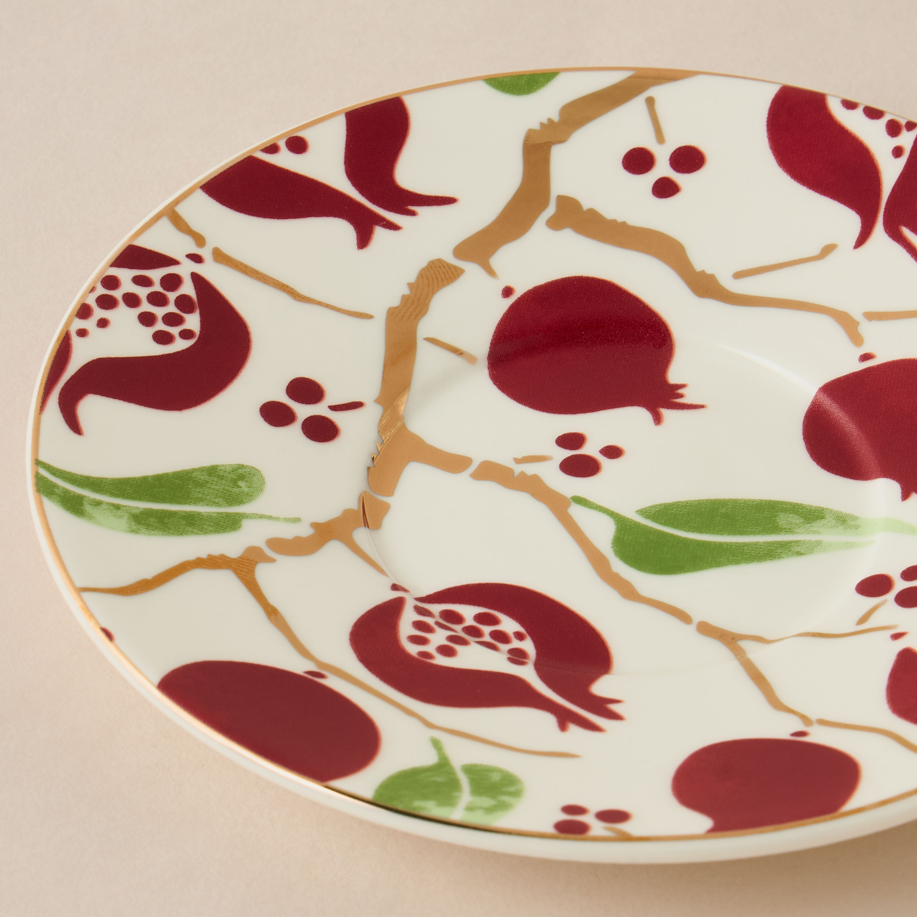Pomegranate Print Bone China 8-Piece Cup and Saucer Set - 85 ml-household-dining-teaandcoffee-teaandcoffeesets-image-3