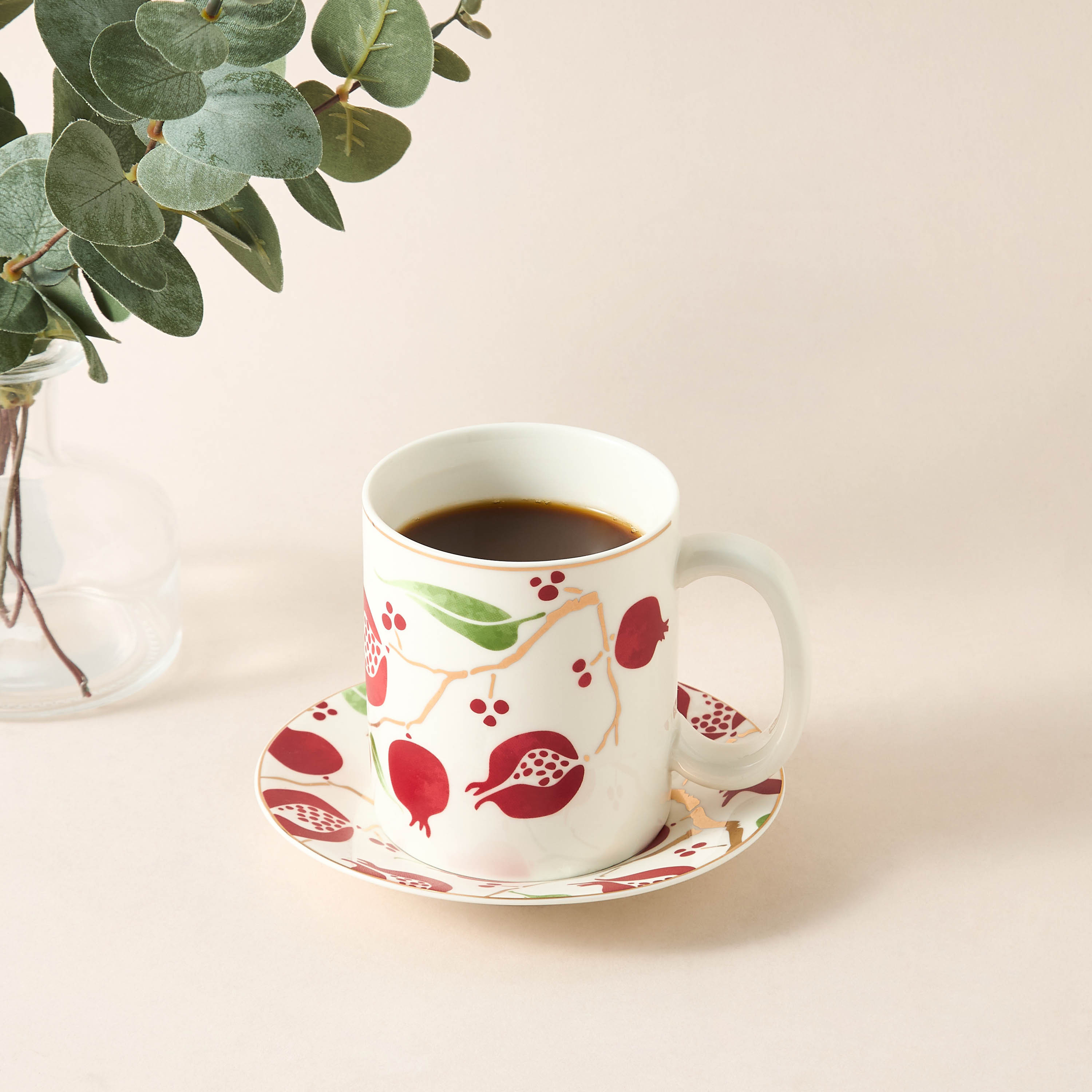 Pomegranate Print Bone China Mug - 380 ml-household-dining-teaandcoffee-mugsandcups-image-4
