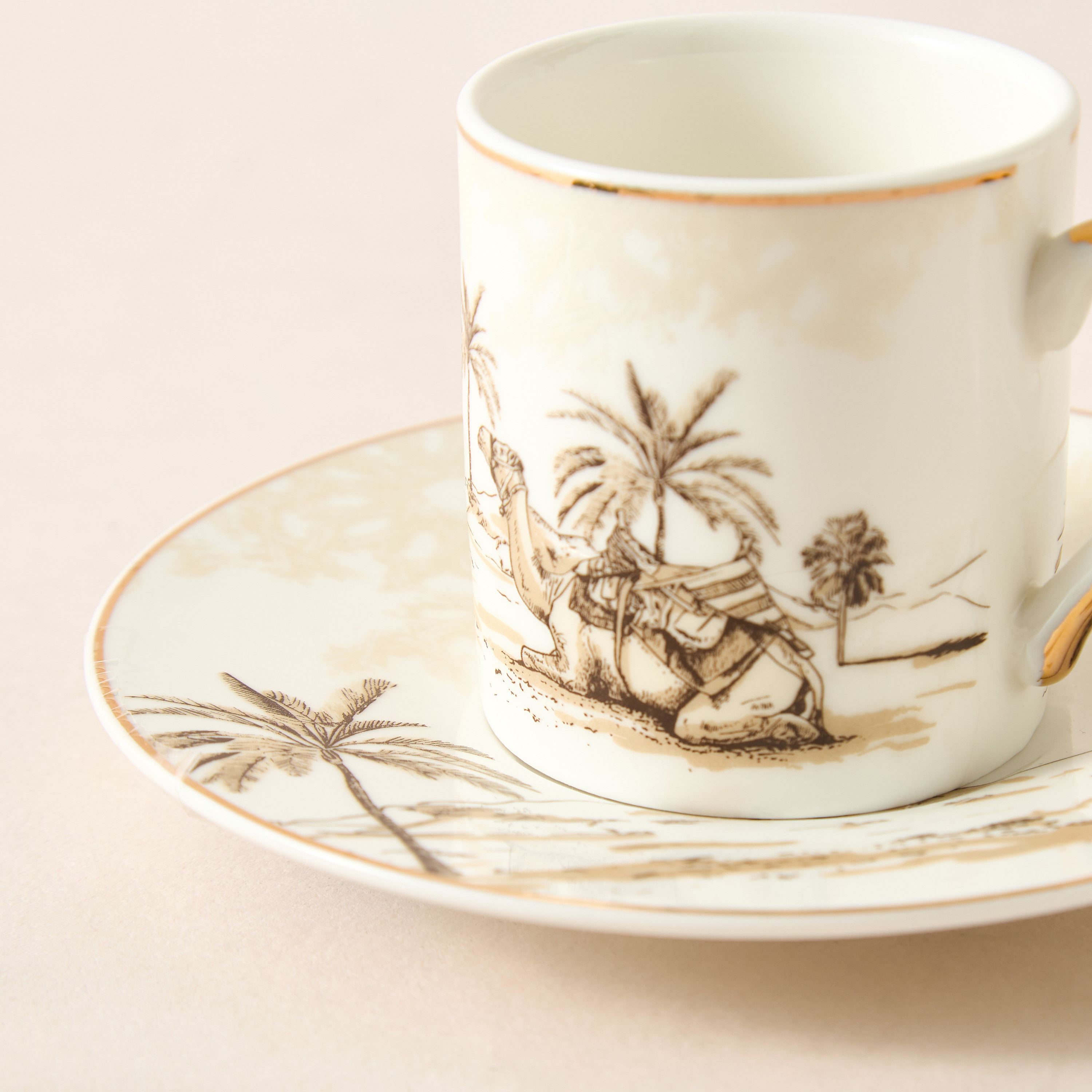 Nomad Luxe Printed 2-Piece Cup and Saucer Set-household-dining-teaandcoffee-teaandcoffeesets-image-3