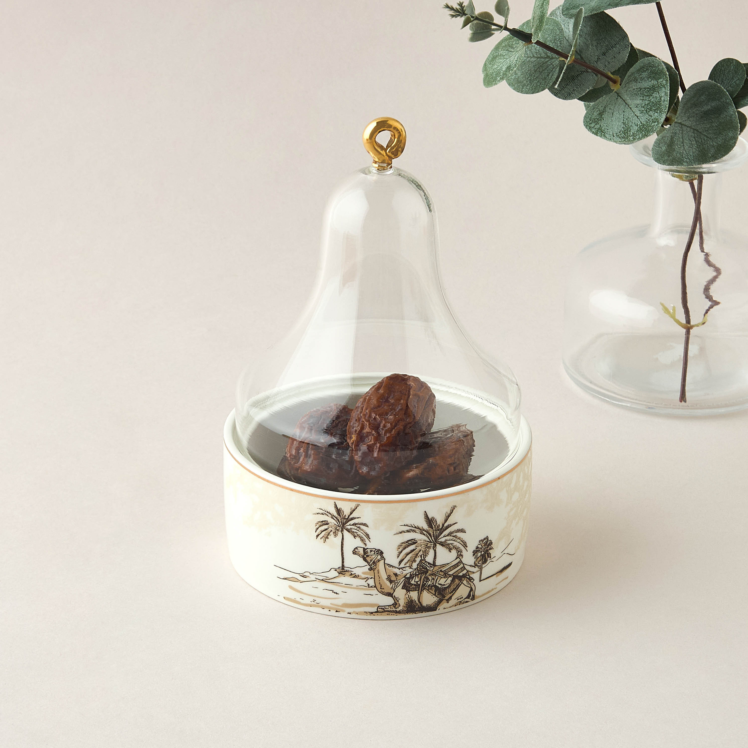 Nomad Luxe Date Bowl with Glass Lid - 11.5 cms-household-dining-dinnerware-bowls-image-2