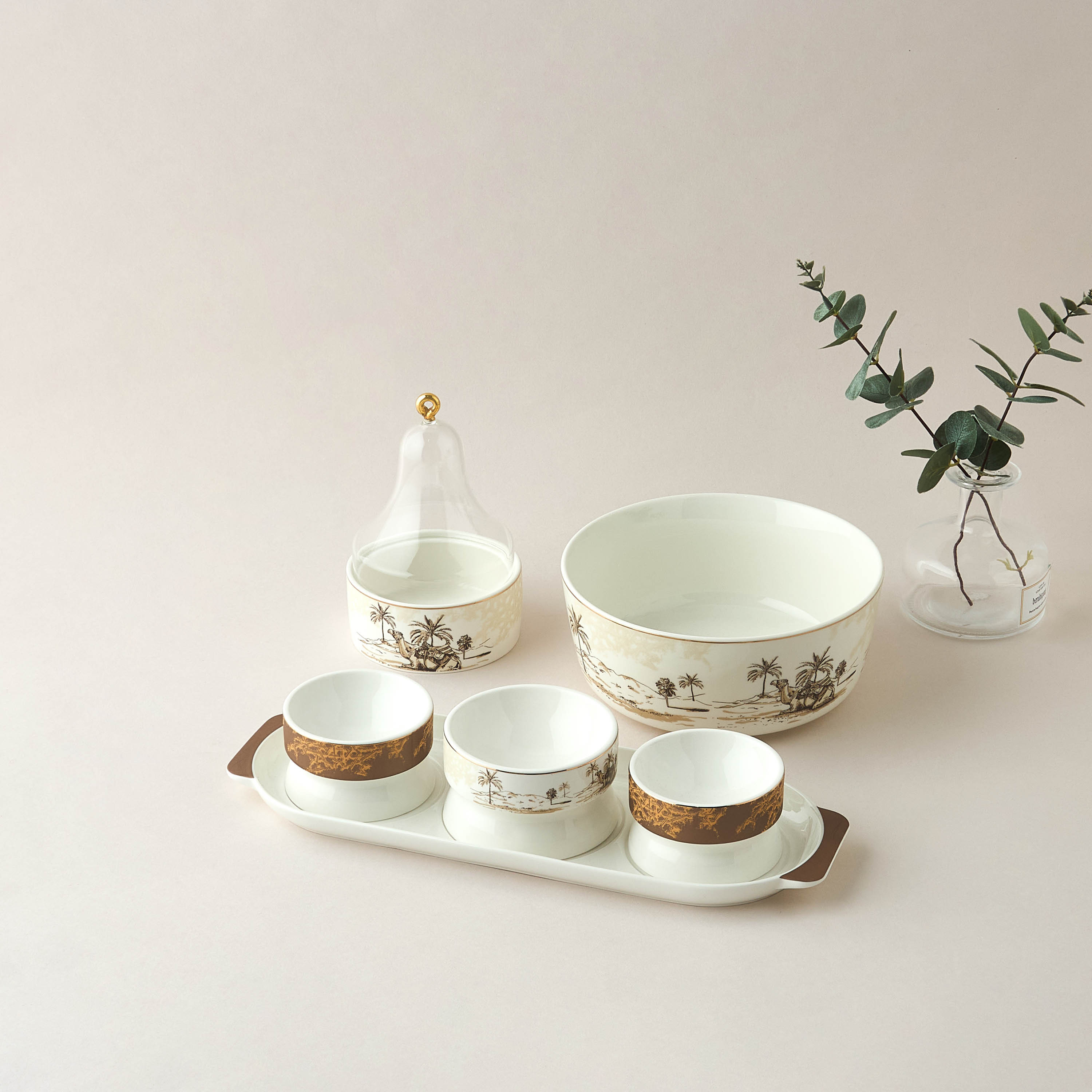 Nomad Luxe Date Bowl with Glass Lid - 11.5 cms-household-dining-dinnerware-bowls-image-5