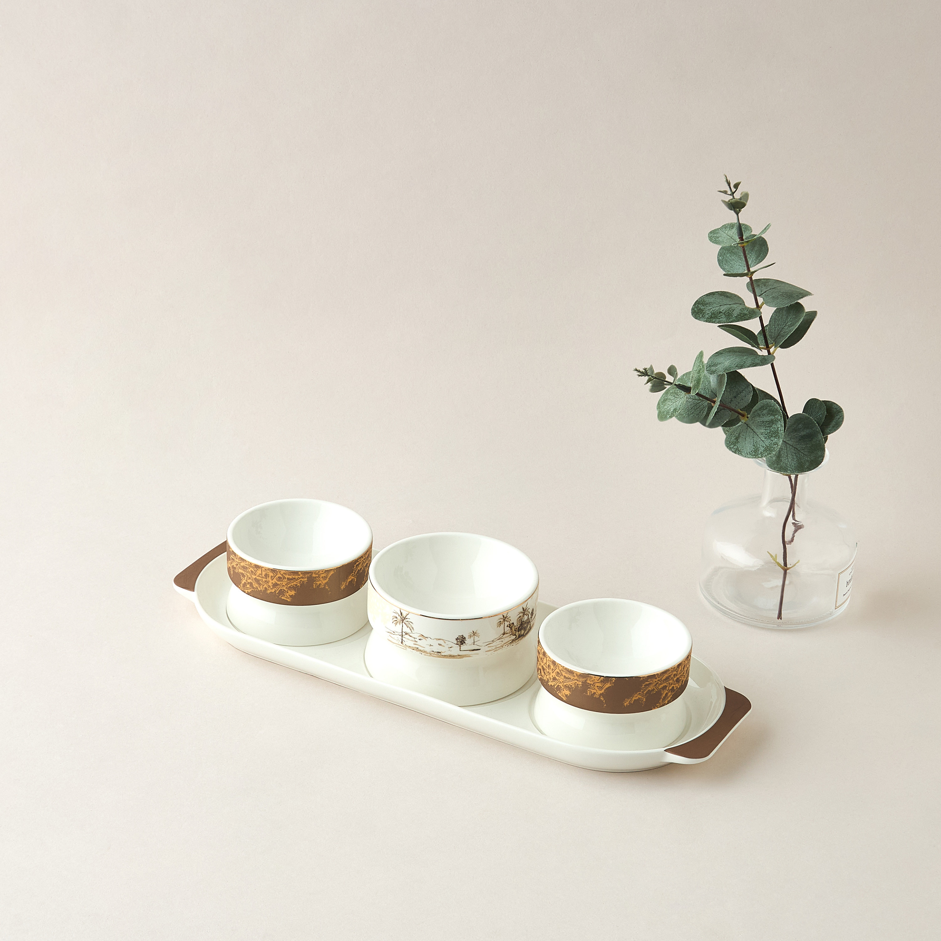 Nomad Luxe 3-Piece Bowl Set with Tray-household-dining-serveware-servingtrays-image-1
