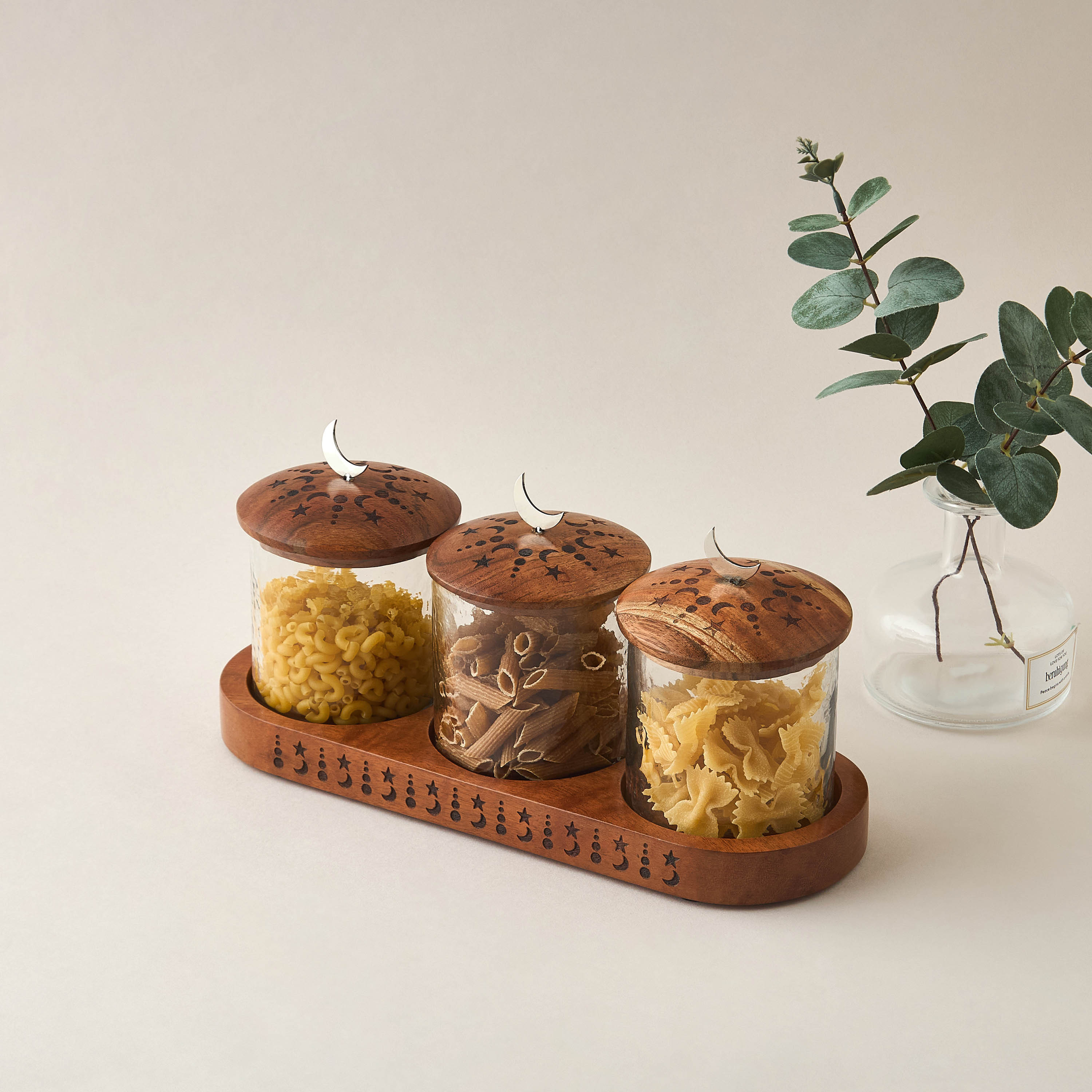 Noor 3-Piece Jar Set with Tray-household-kitchen-foodstorage-canistersandjars-image-2