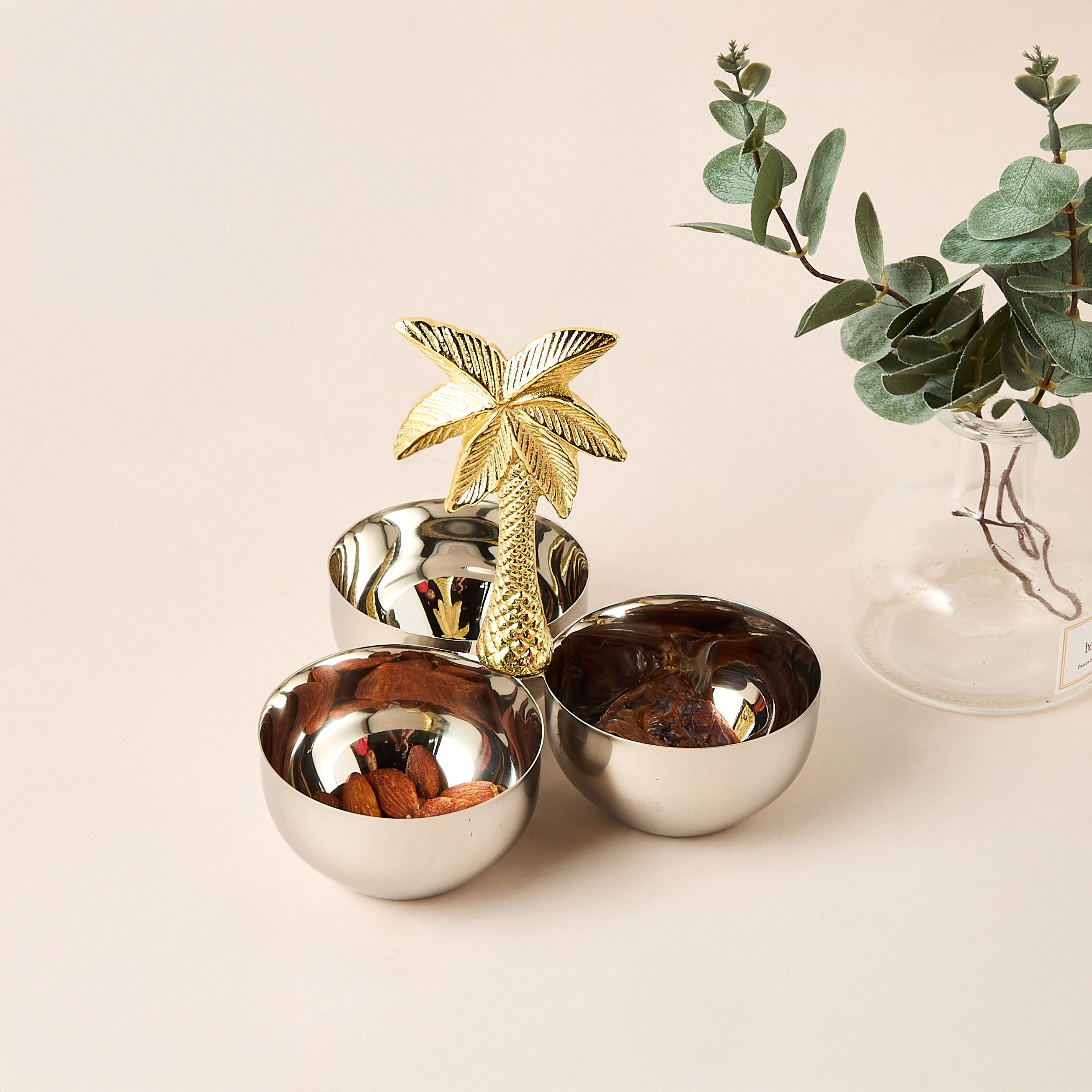 Nakhla 3-Compartment Nut Bowl Set with Stand-household-dining-dinnerware-bowls-image-4