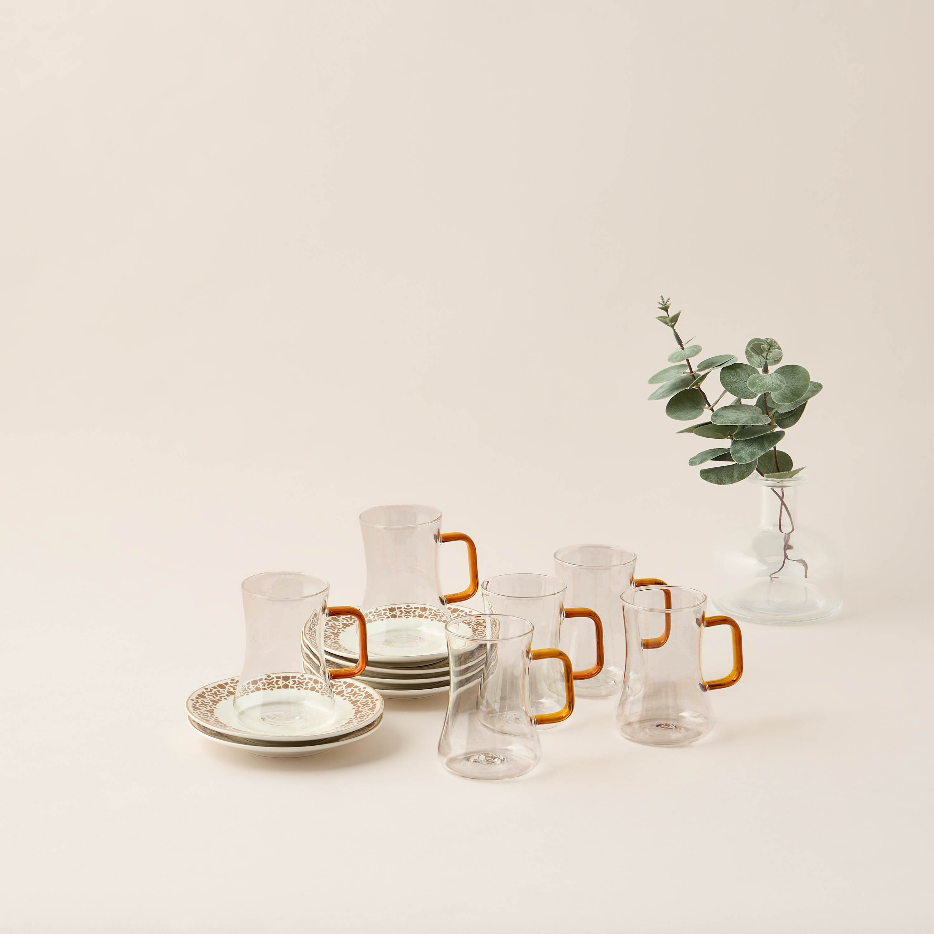 Ramadan Essential 12-Piece Printed Bone China Tea Cup and Saucer Set-household-dining-teaandcoffee-teaandcoffeesets-image-1