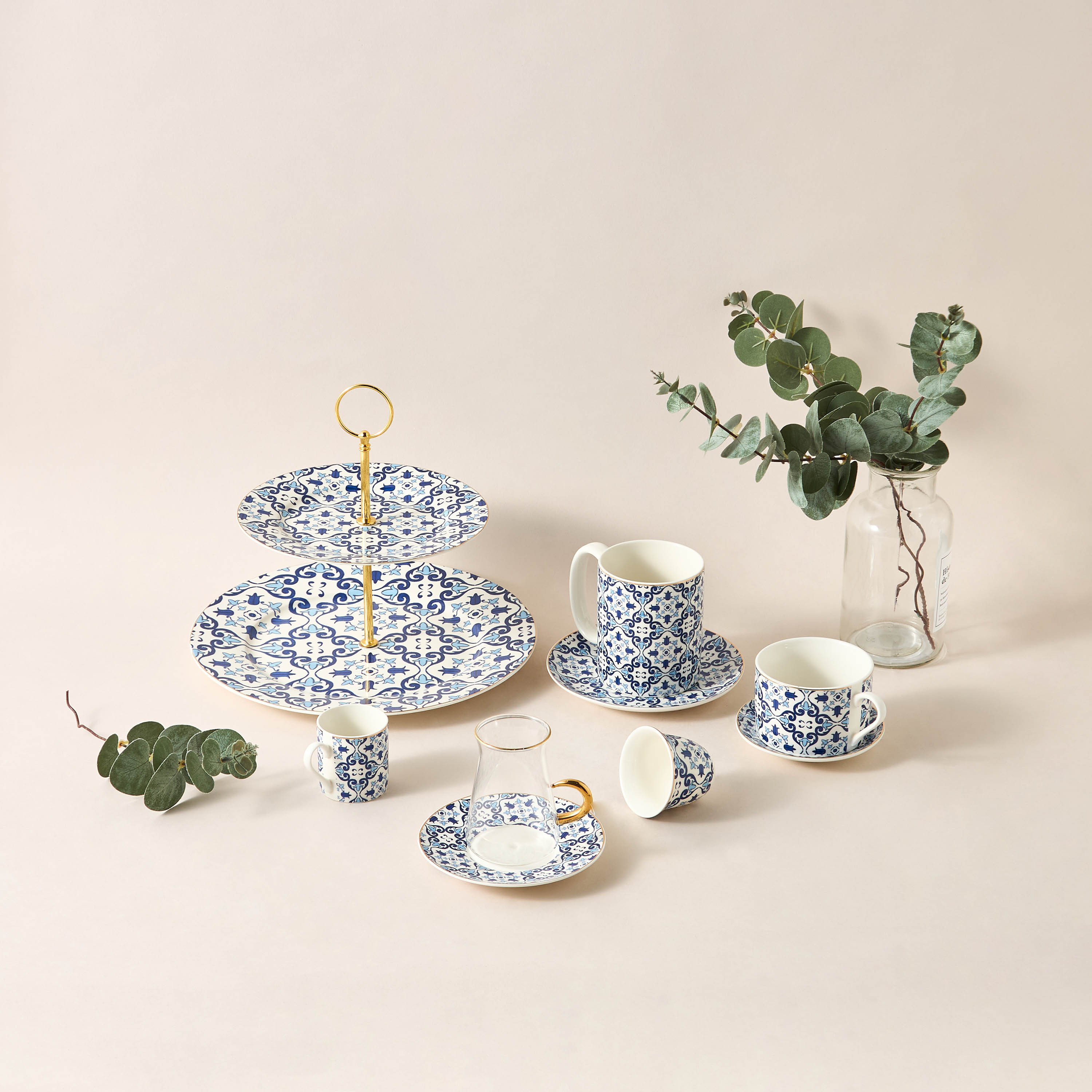 Azure Printed Bone China Mug - 360 ml-household-dining-teaandcoffee-mugsandcups-image-4