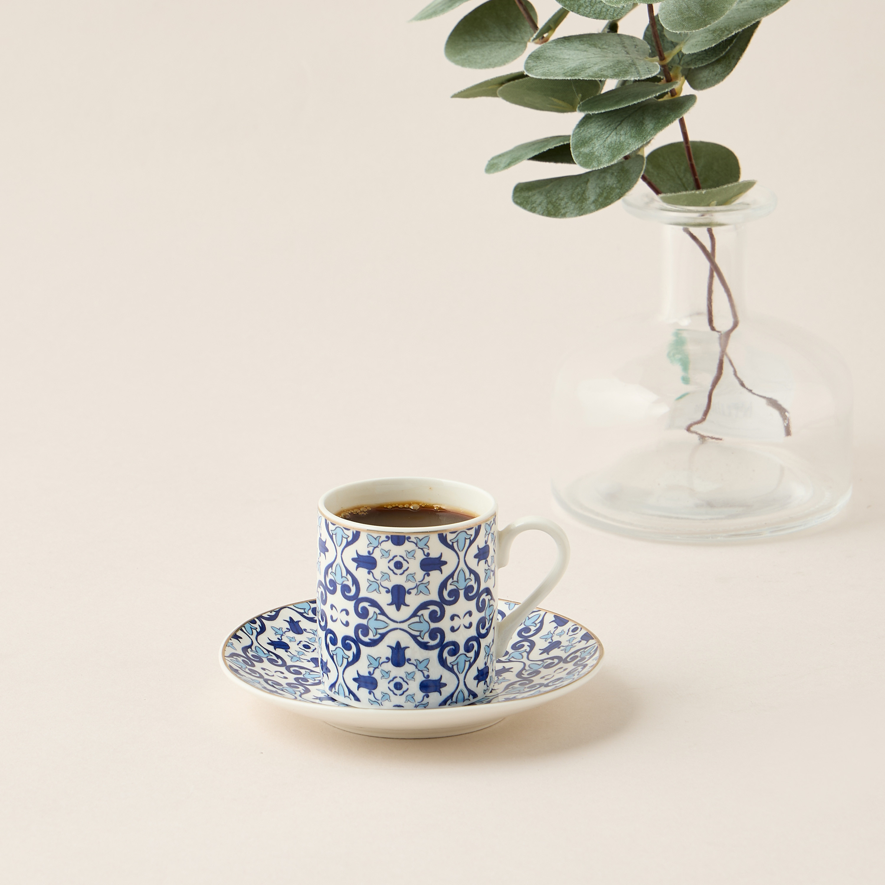 Azure Printed 6-Piece Espresso Cup and Saucer Set-household-dining-teaandcoffee-teaandcoffeesets-image-2