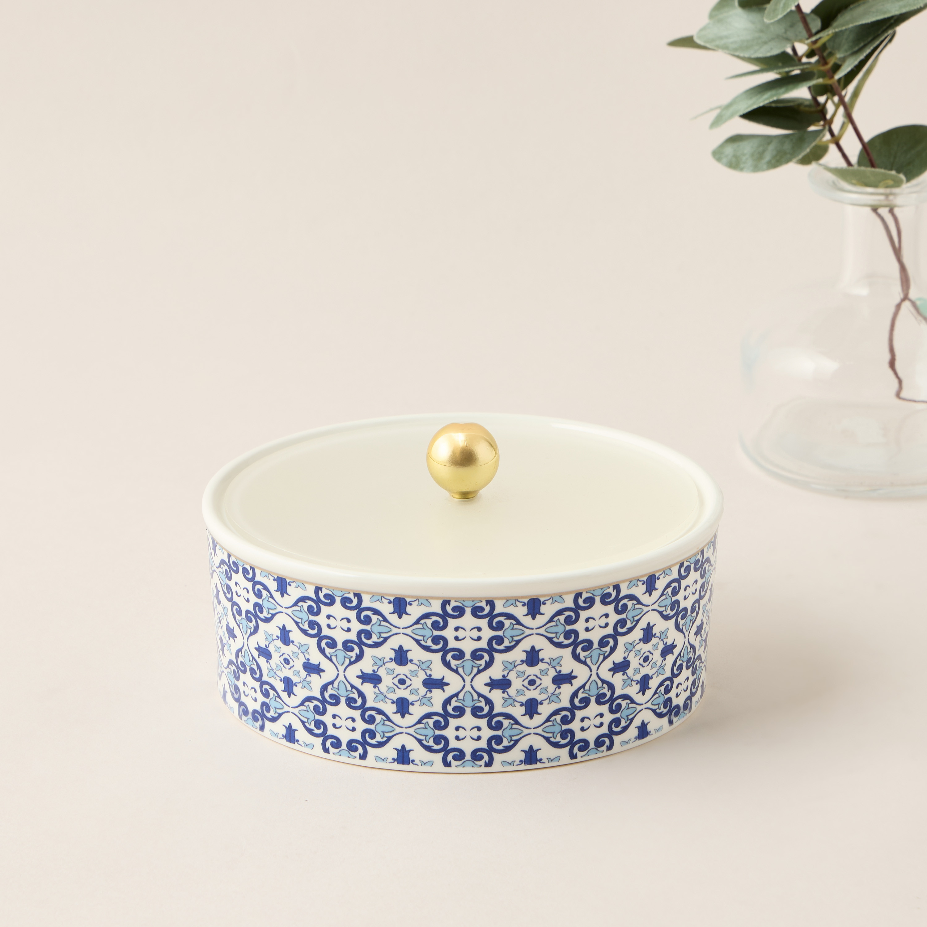 Azure Printed Date Bowl with Acrylic Lid-household-dining-dinnerware-bowls-image-2