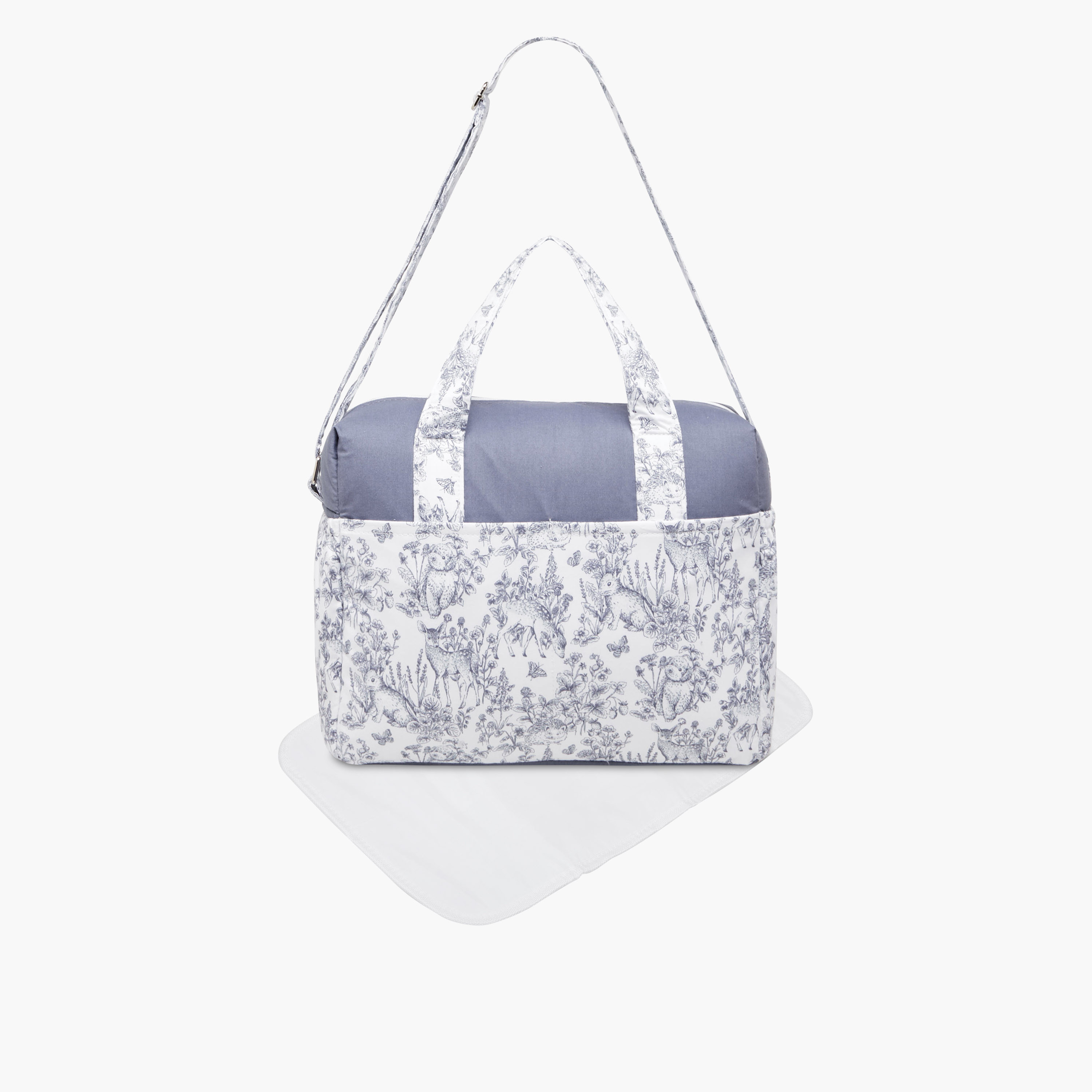 Giggles Diaper and Nest Bag with Woodland Print-baby-diapering-diaperbags-image-1