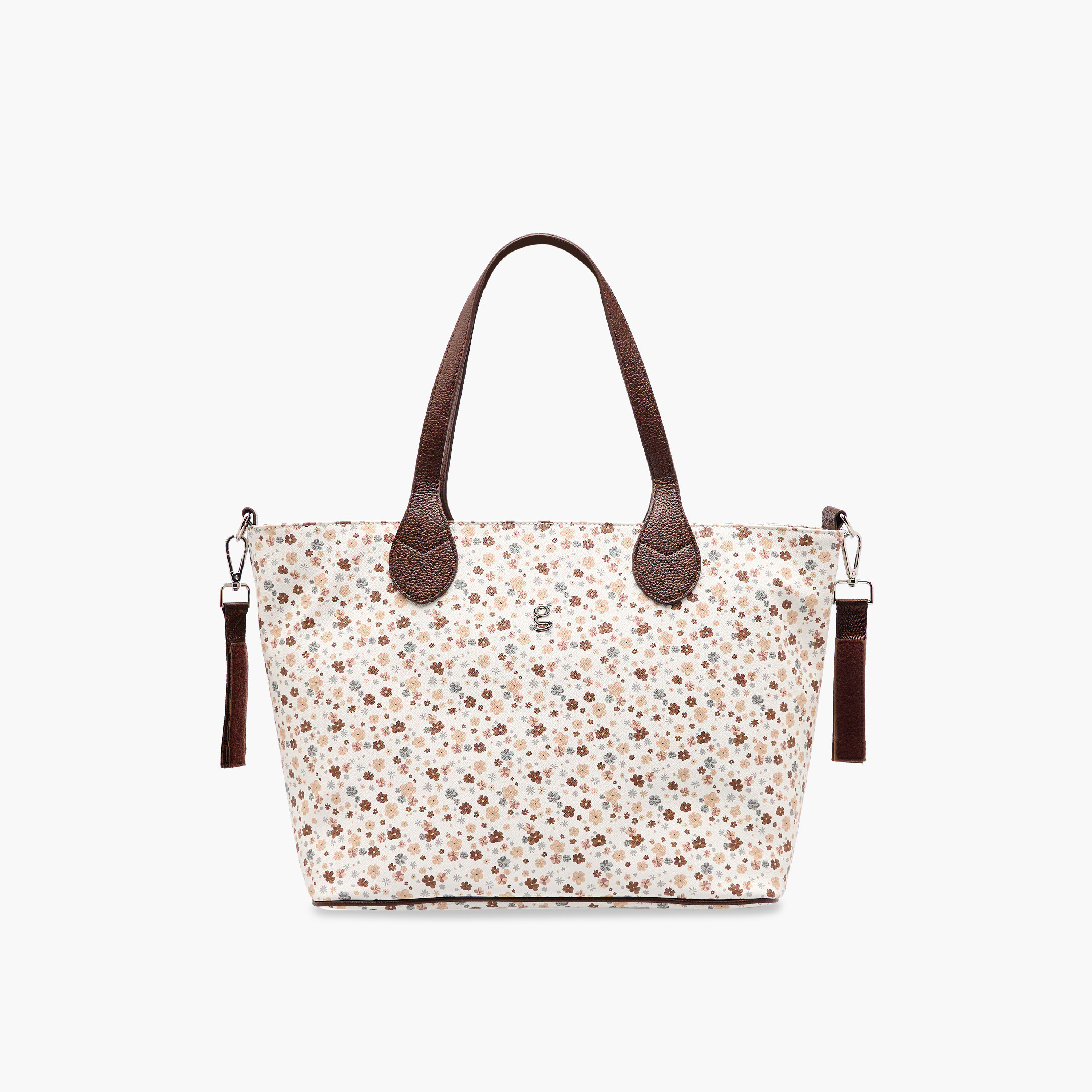 Giggles Diaper Bag with Floral Print-baby-gear-diaperbags-image-2