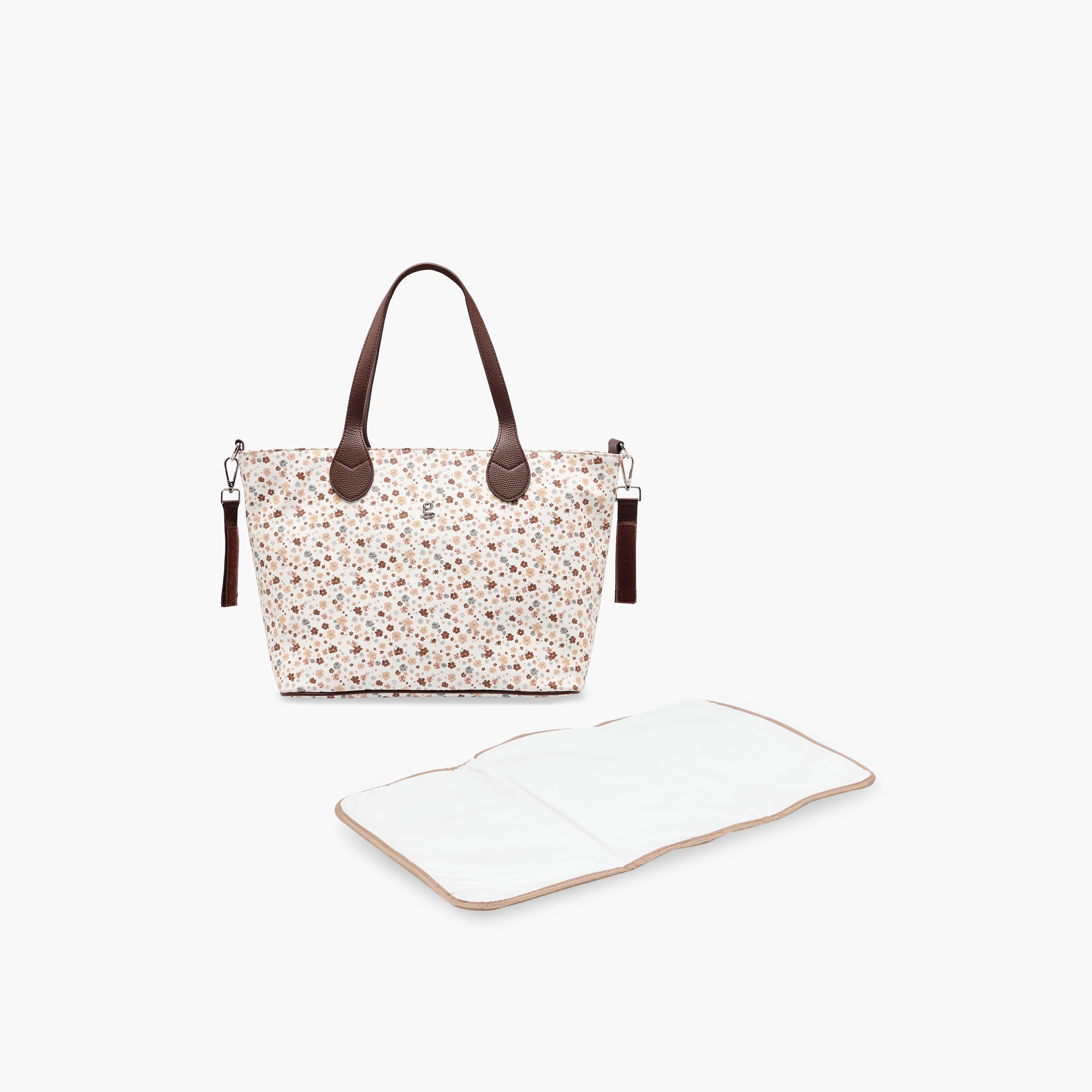 Giggles Diaper Bag with Floral Print-baby-gear-diaperbags-image-3