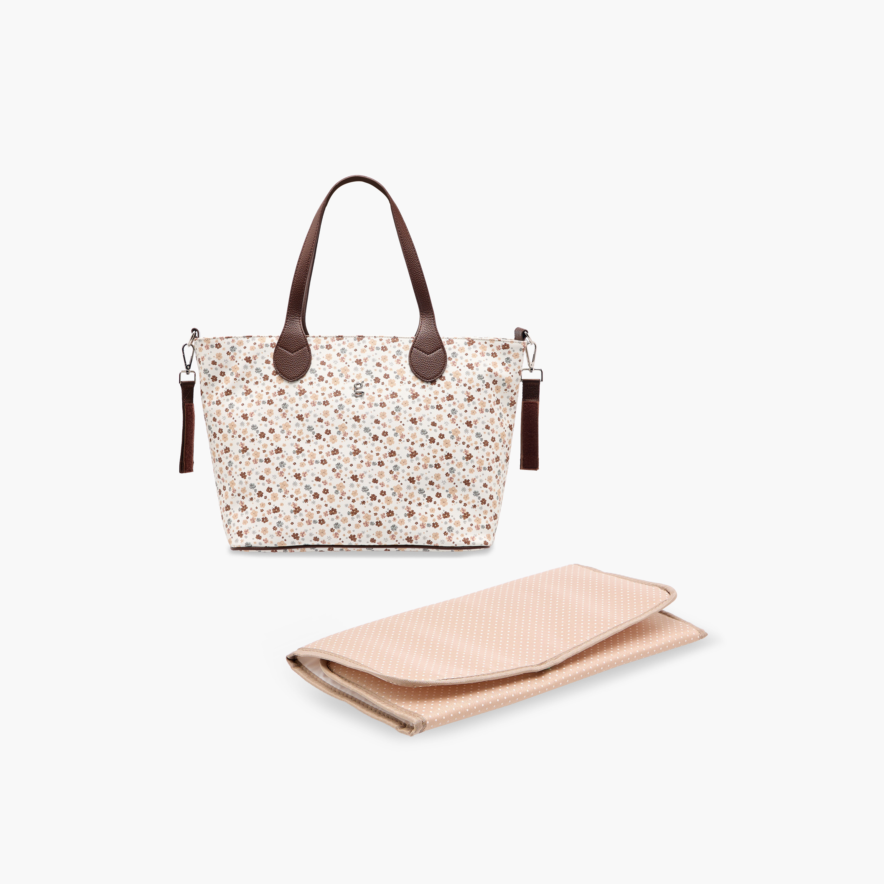 Giggles Diaper Bag with Floral Print-baby-gear-diaperbags-image-4