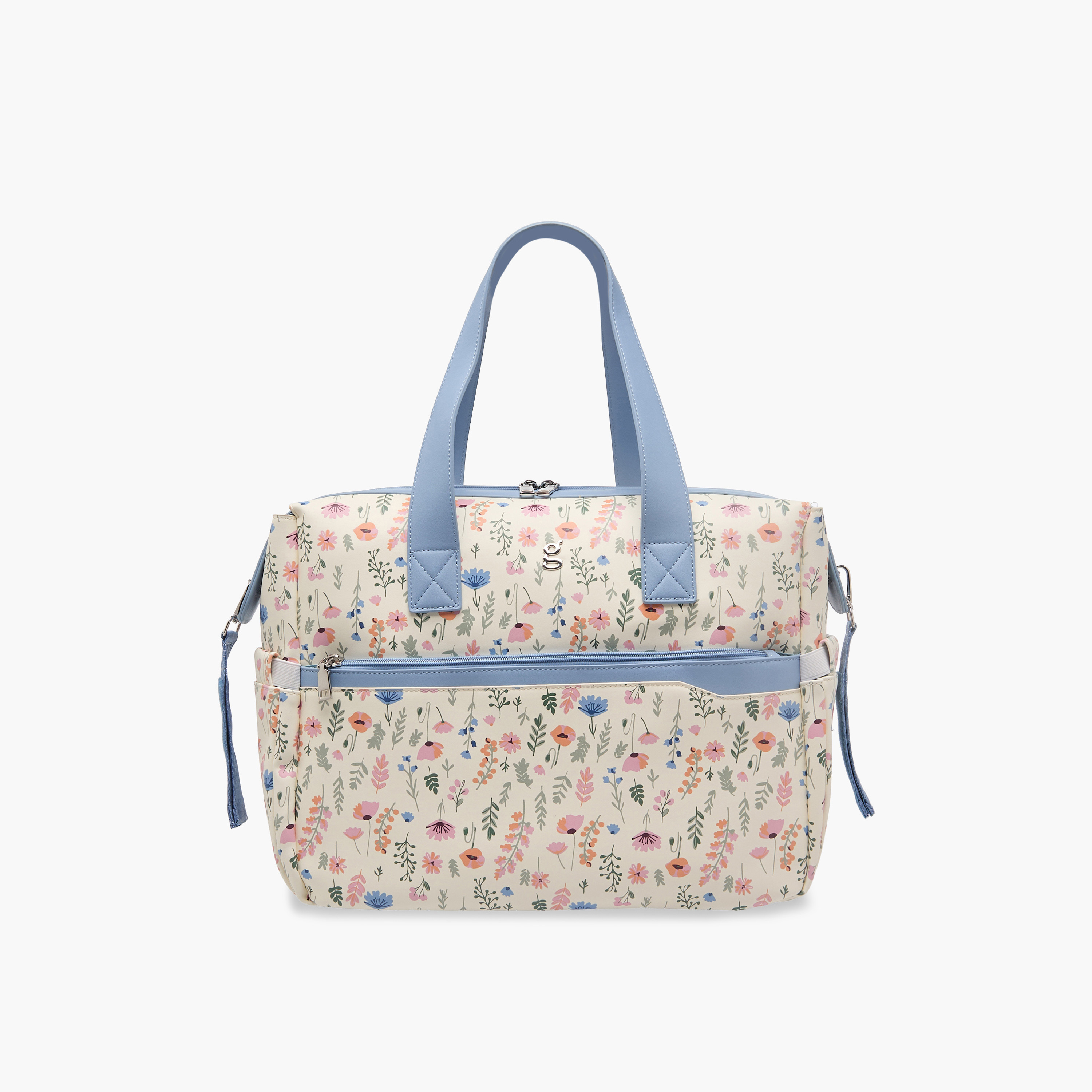 Giggles Flora Diaper Bag with Changing Mat-baby-diapering-diaperbags-image-2