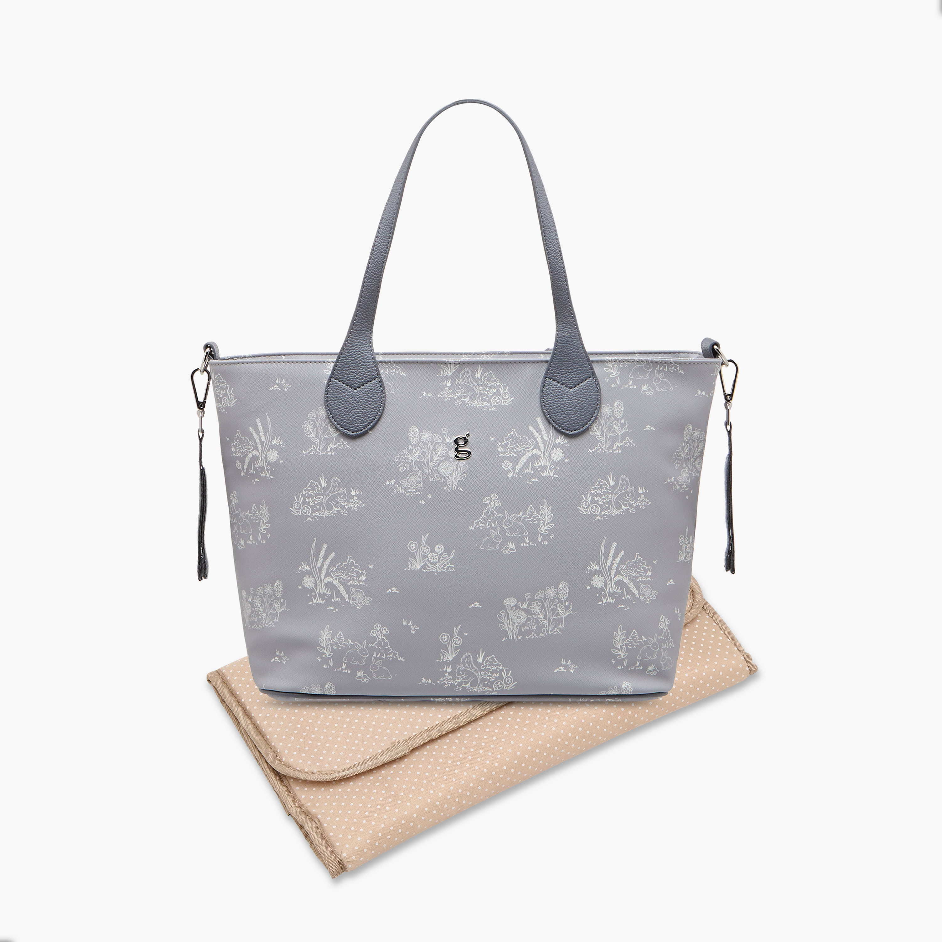 Giggles Voyager Diaper Bag with Changing Mat-baby-diapering-diaperbags-image-4