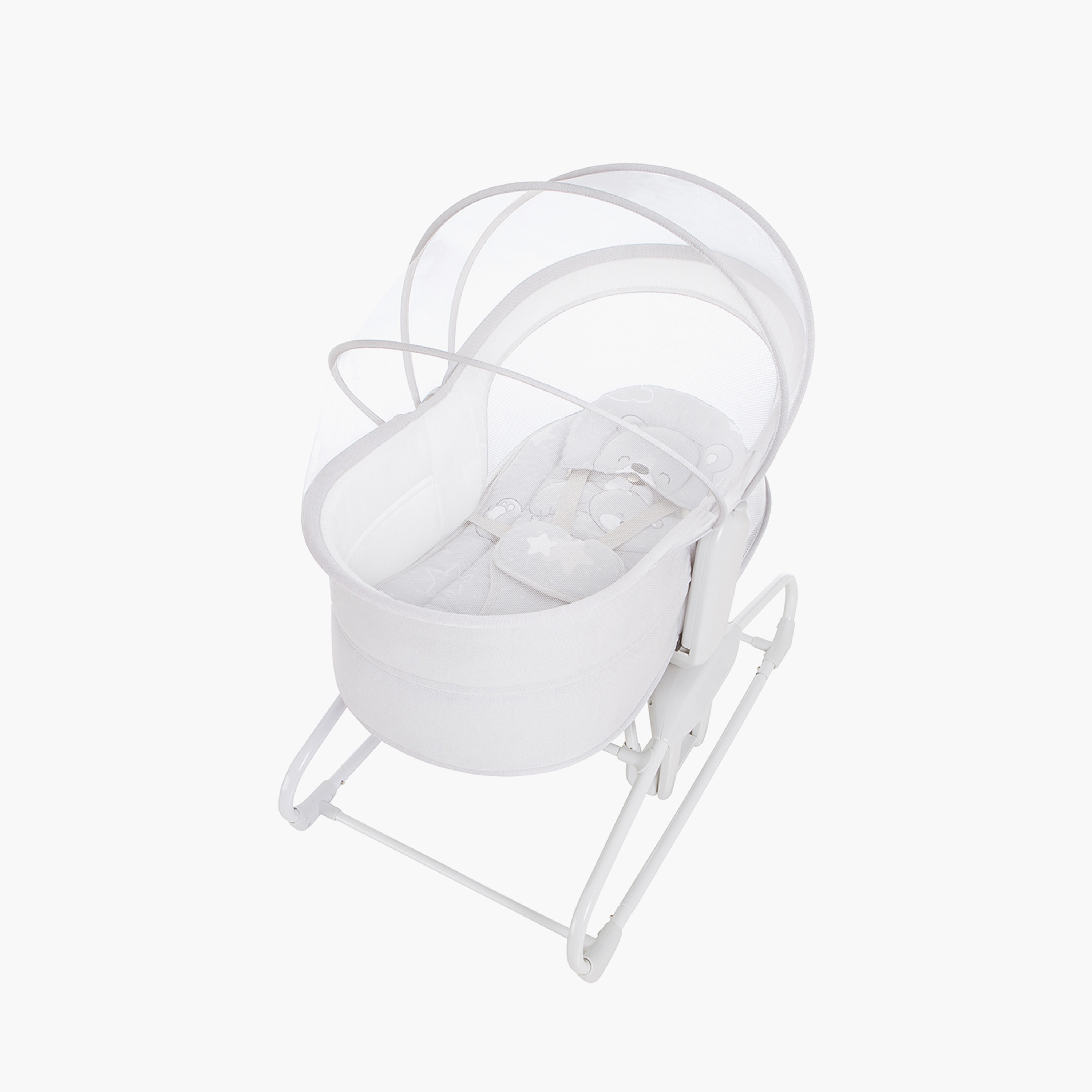 كرسي أطفال مع شبكة ناموسية ليو من ماستيلا - 44x60x74 سم-baby-nursery-furniture-cribsandbeds-bassinets-image-10