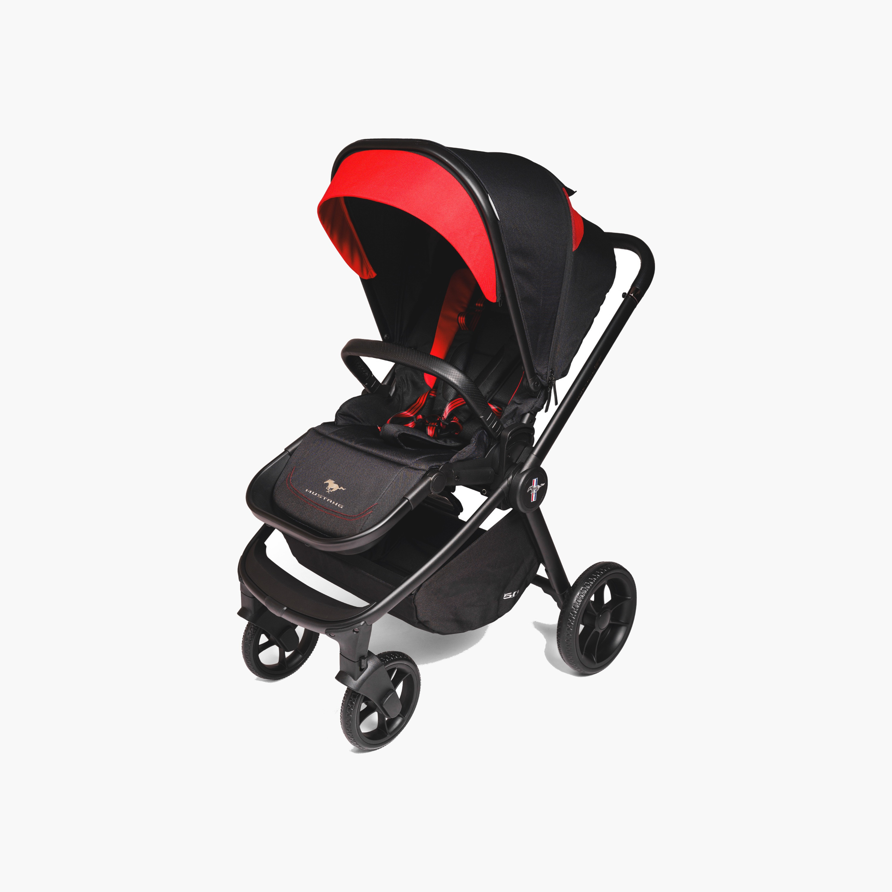 Ford Mustang GT Turbo Stroller with Aluminium Frame, Wheel Lock and Storage Basket-baby-gear-strollersandprams-strollers-image-1