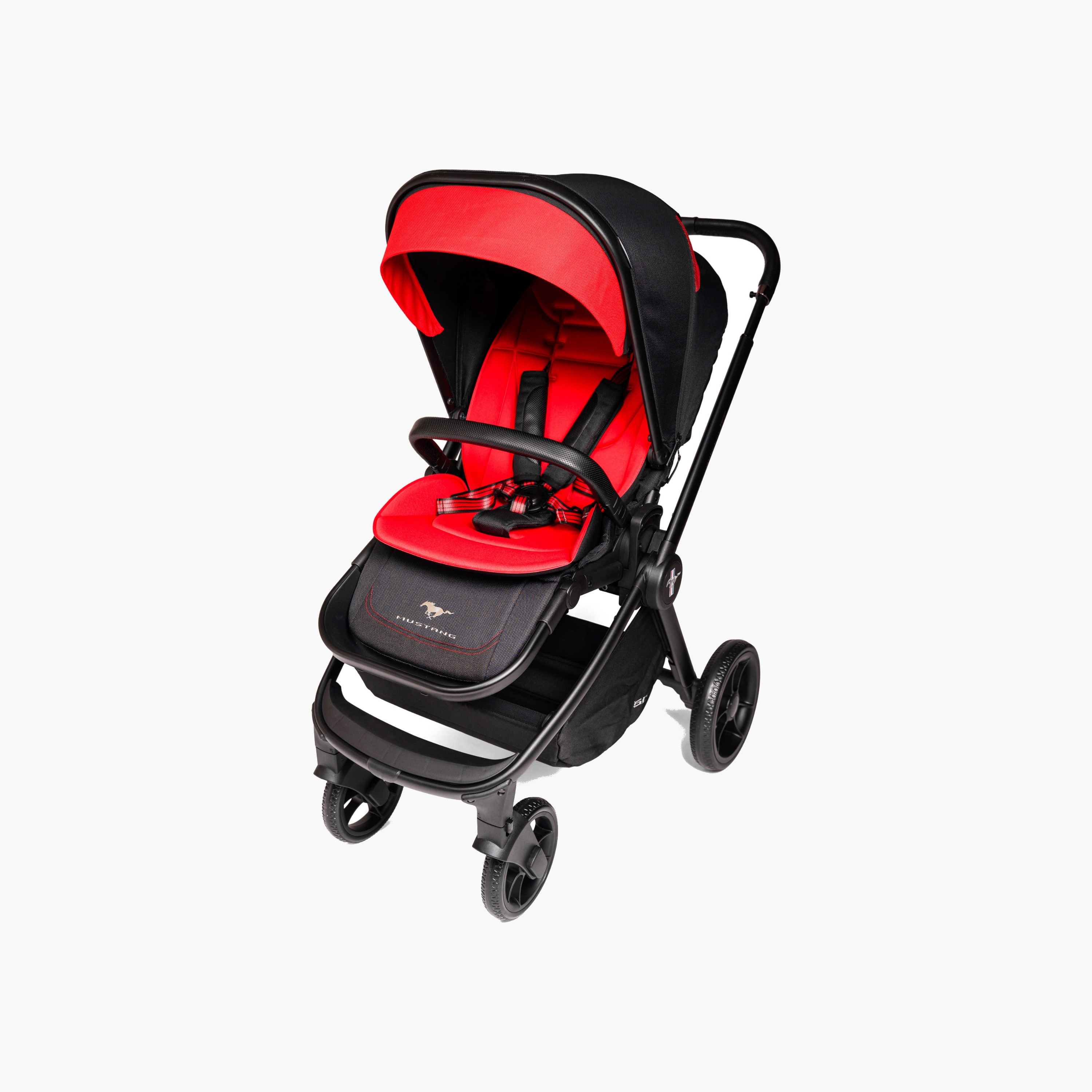 Ford Mustang GT Turbo Stroller with Aluminium Frame, Wheel Lock and Storage Basket-baby-gear-strollersandprams-strollers-image-8