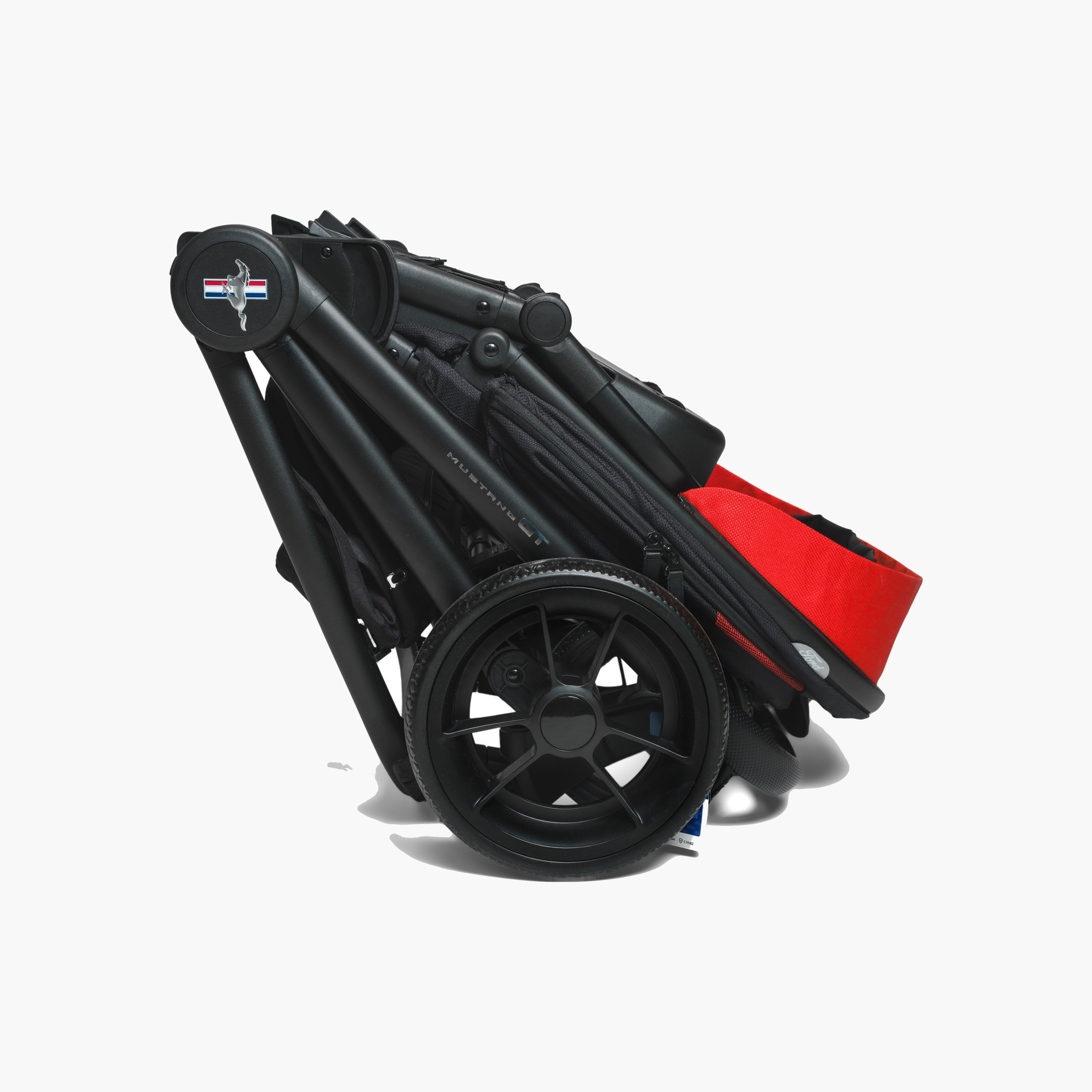 Ford Mustang GT Turbo Stroller with Aluminium Frame, Wheel Lock and Storage Basket-baby-gear-strollersandprams-strollers-image-9