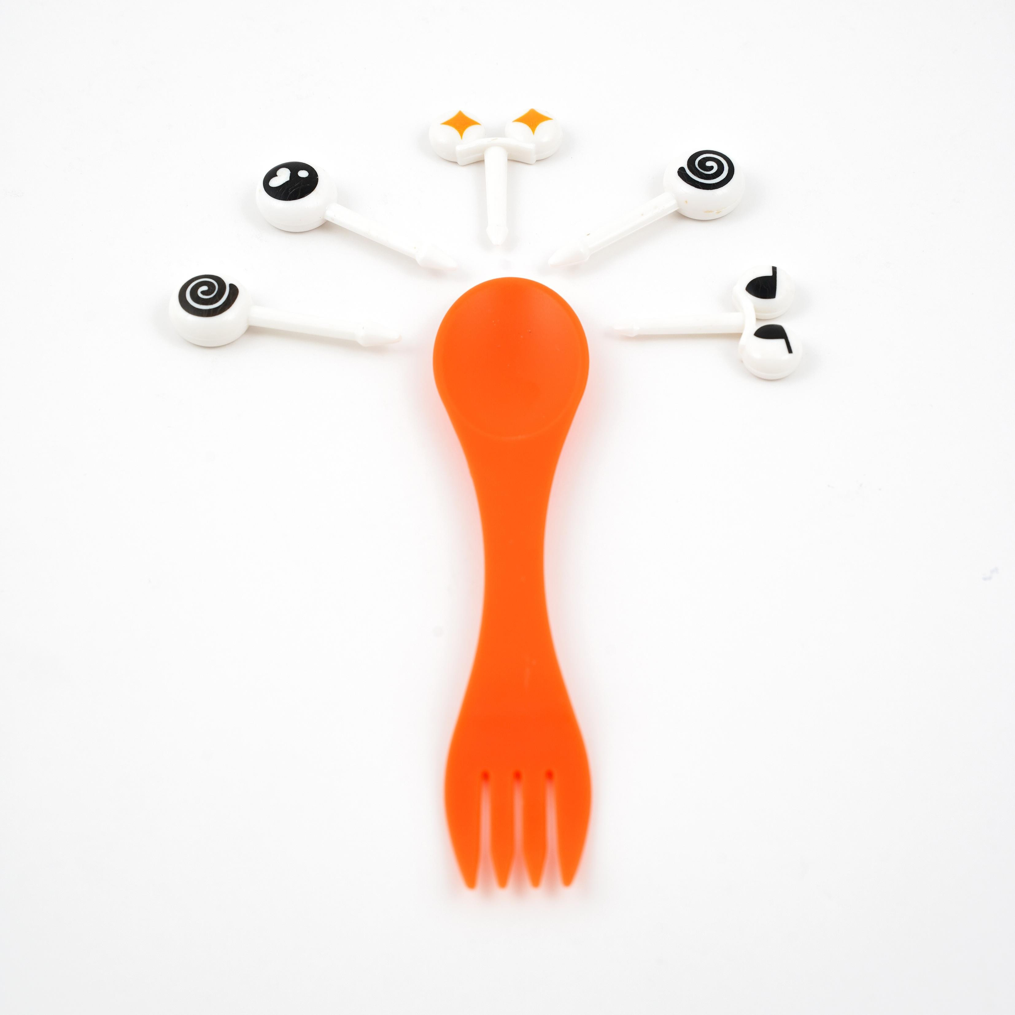 Tiny Wheels BPA Free Sporks with 5 Picks-school-lunchessentials-lunchboxes-image-1